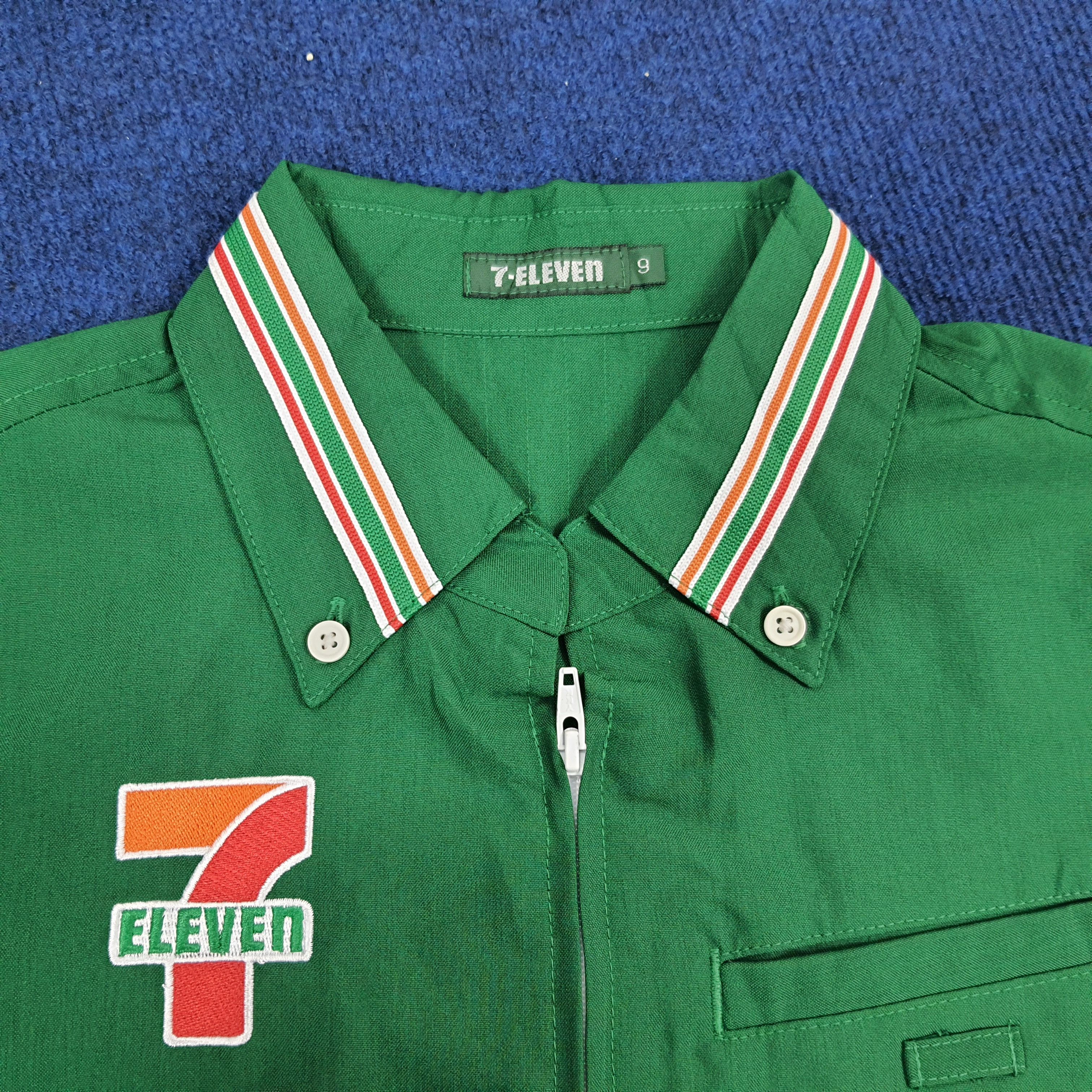 Japanese Brand × Vintage Vintage 7 Eleven Staff Uniform Japanese Brand Worker Jacket Size US S / EU 44-46 / 1 - 5 Thumbnail