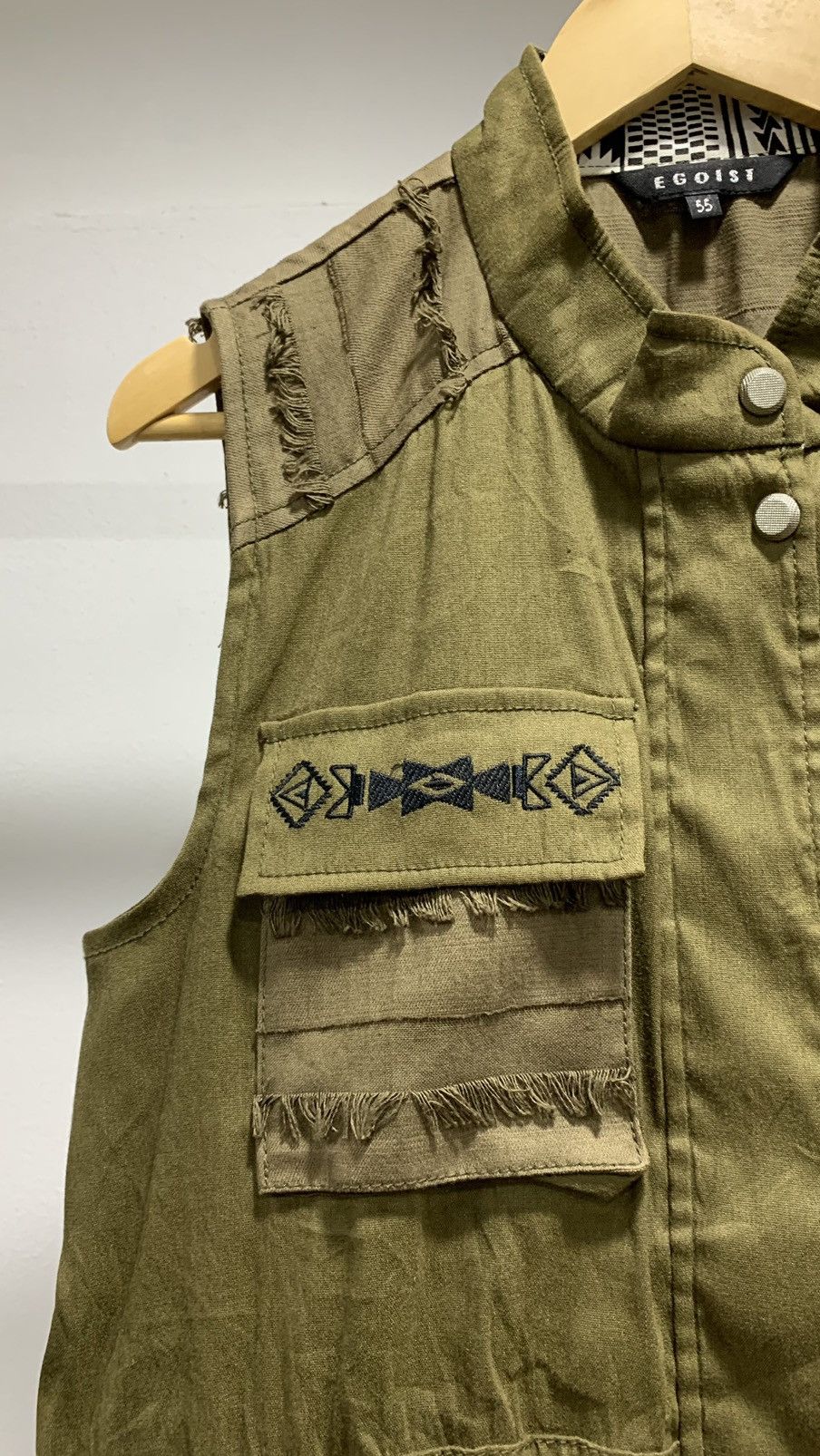 If Six Was Nine × Vintage Vintage Egoist Tavtical Vest Like Hysteric Glamour Size M / US 6-8 / IT 42-44 - 6 Thumbnail