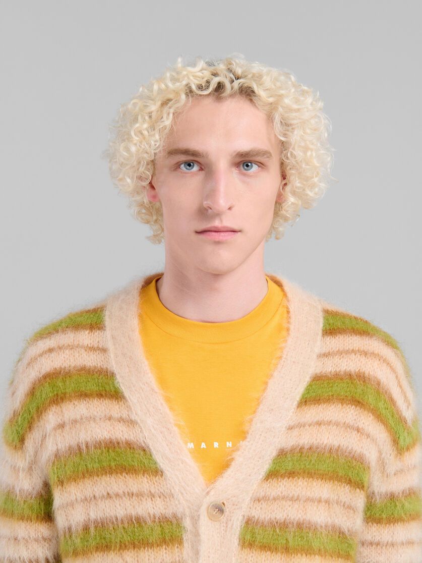 Marni o1w1db1em1224 Mohair Cardigan in Light Camel Size US L / EU 52-54 / 3 - 4 Thumbnail