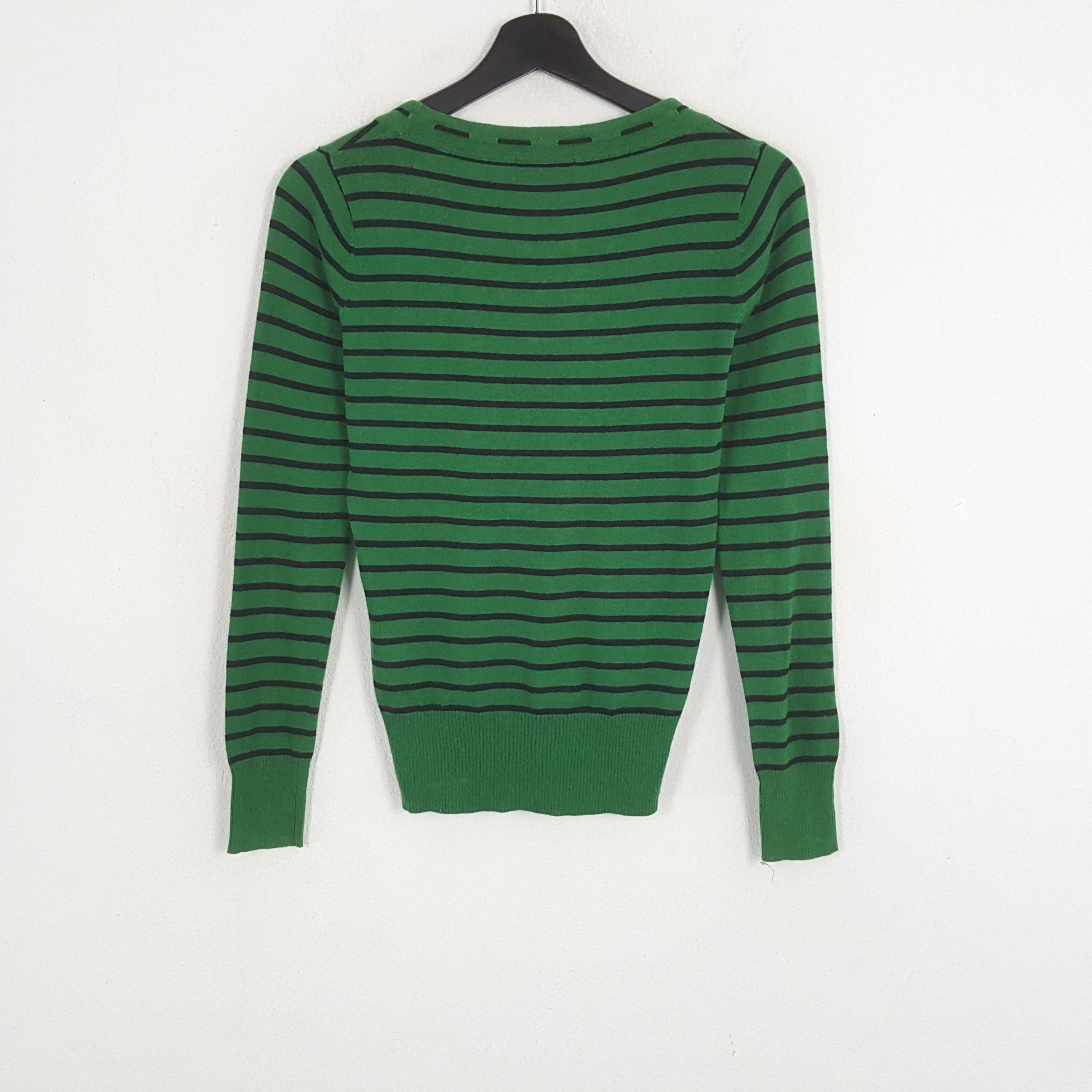Hysteric Glamour × Japanese Brand × Vintage HYSTERIC GLAMOUR Japanese Brand Stripe Design Tshirt Size XS / US 0-2 / IT 36-38 - 3 Thumbnail