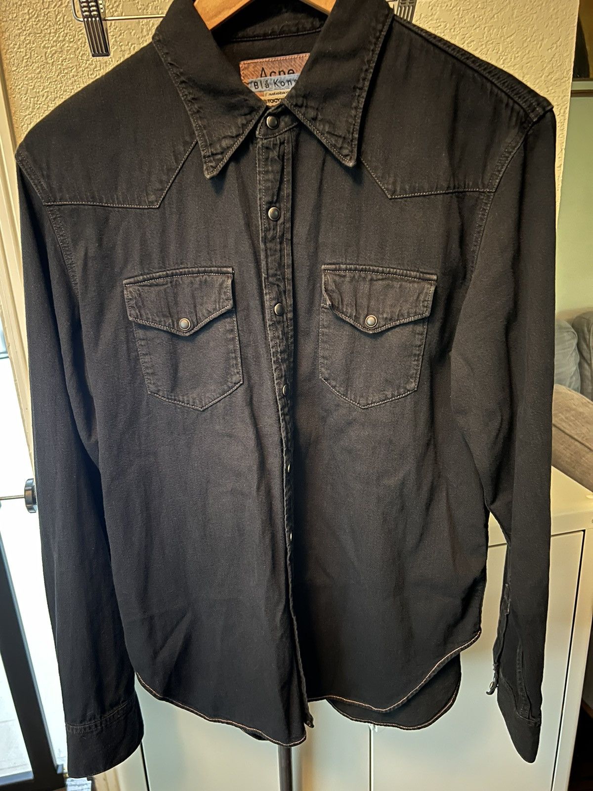 Acne Studios Western Denim Shirt Size US L / EU 52-54 / 3 - 1 Thumbnail