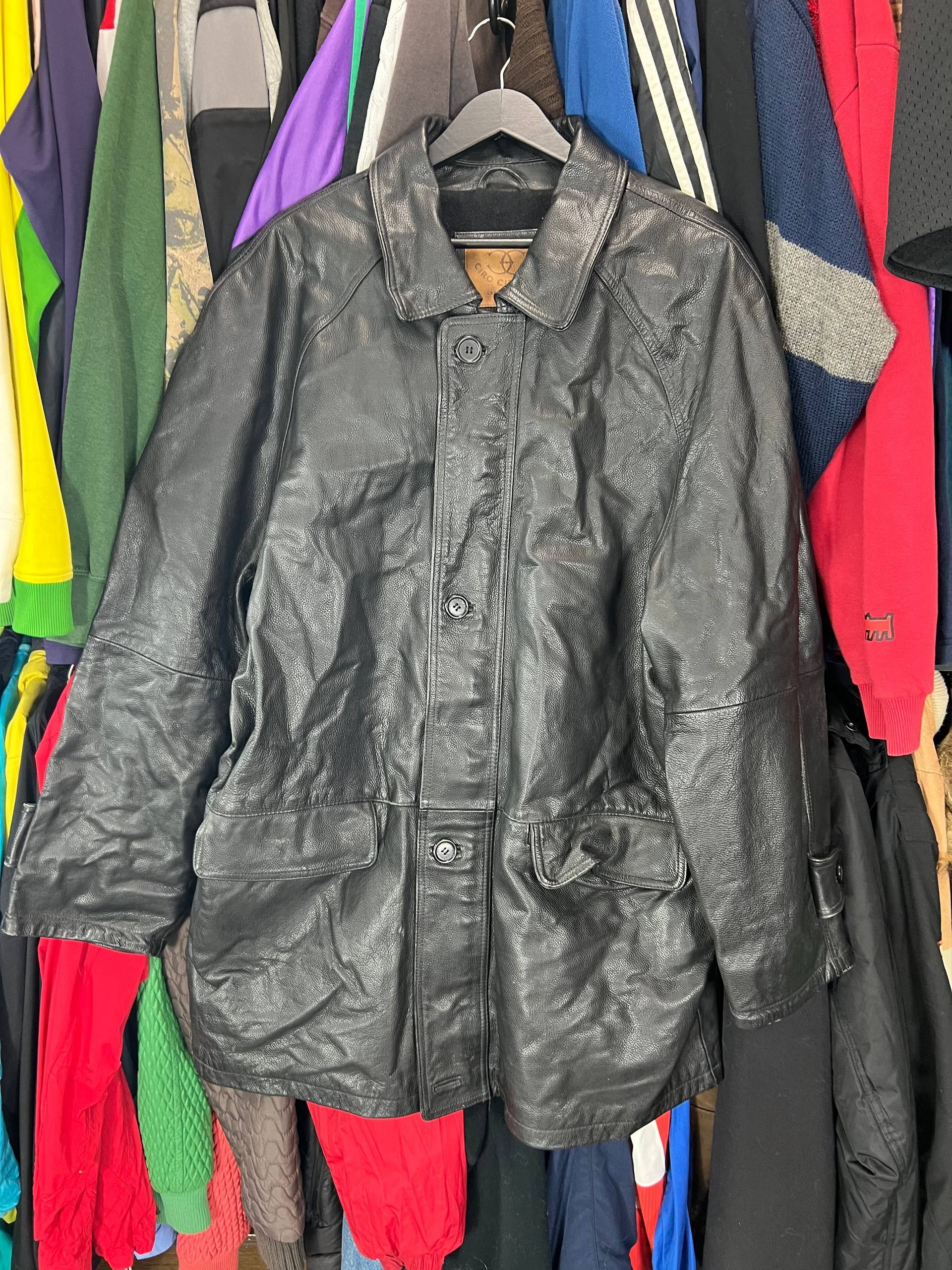 Yohji Yamamoto AVANT GARDE LONG LEATHER COAT JACKET MARLBORO CLASSIC Size US XL / EU 56 / 4 - 2 Thumbnail