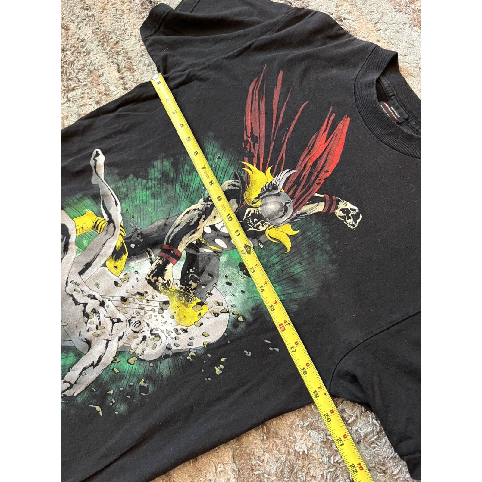 Vintage MARVEL T-SHIRT Zombie Thor vs Silver Surfer 2007 Deadstock Vintage Medium Comics Black M Shirt Mens Size US M / EU 48-50 / 2 - 4 Thumbnail