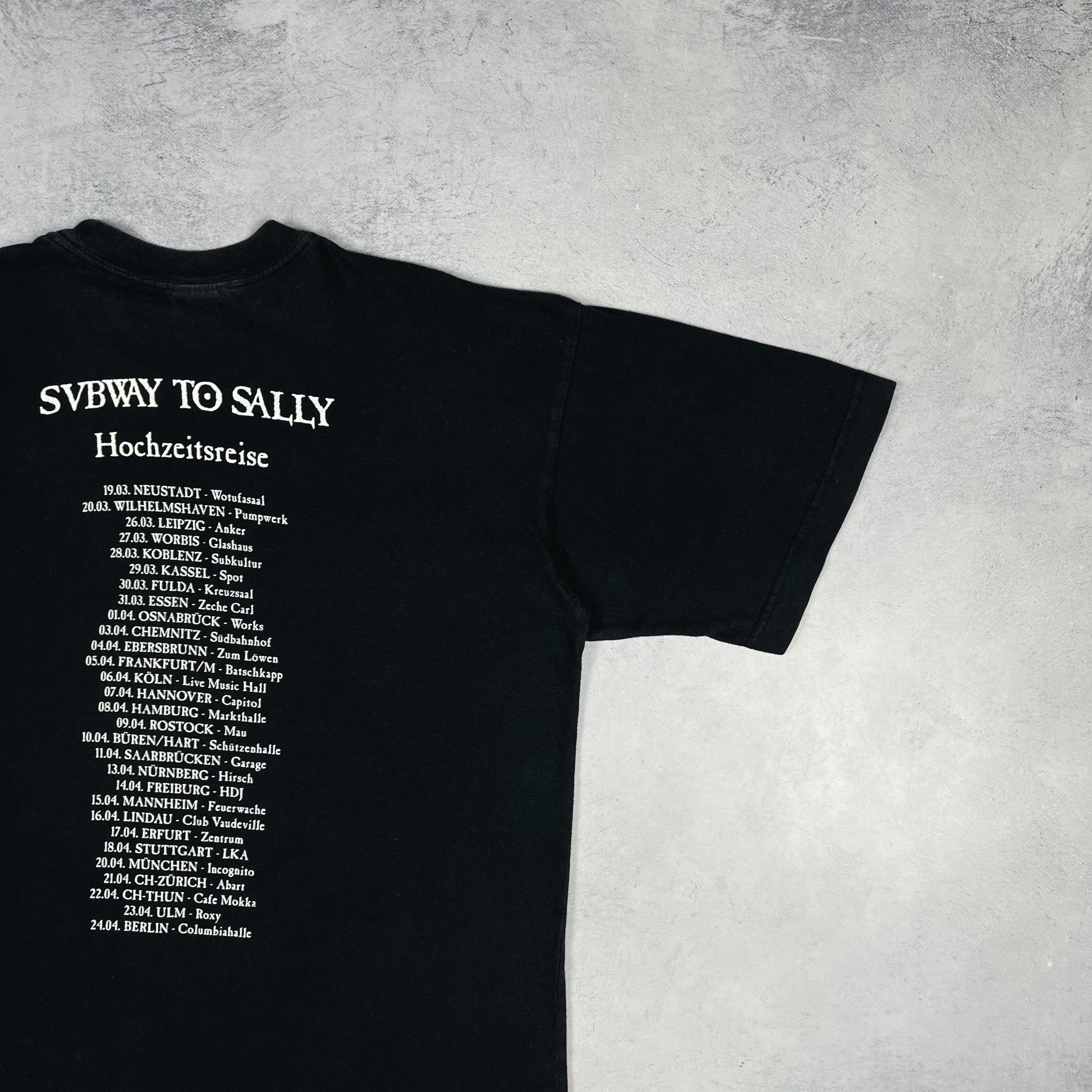 Band Tees Vintage Subway To Sally Tour Rock Band T Shirt 1990’s Size US XL / EU 56 / 4 - 13 Thumbnail