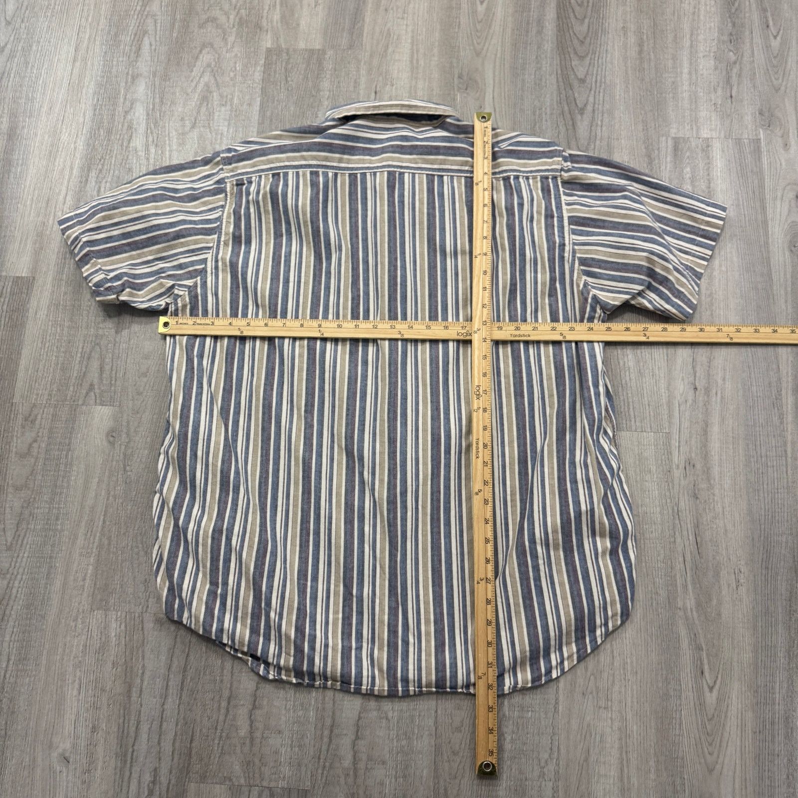 Carhartt Vintage Carhartt Short Sleeve Striped Shirt Men's XL 90s Size US XL / EU 56 / 4 - 7 Thumbnail