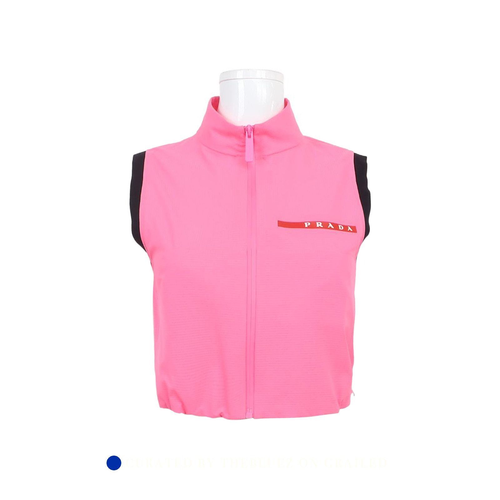 Prada Pink Zip Vest in Size S Size US S / EU 44-46 / 1 - 1 Thumbnail