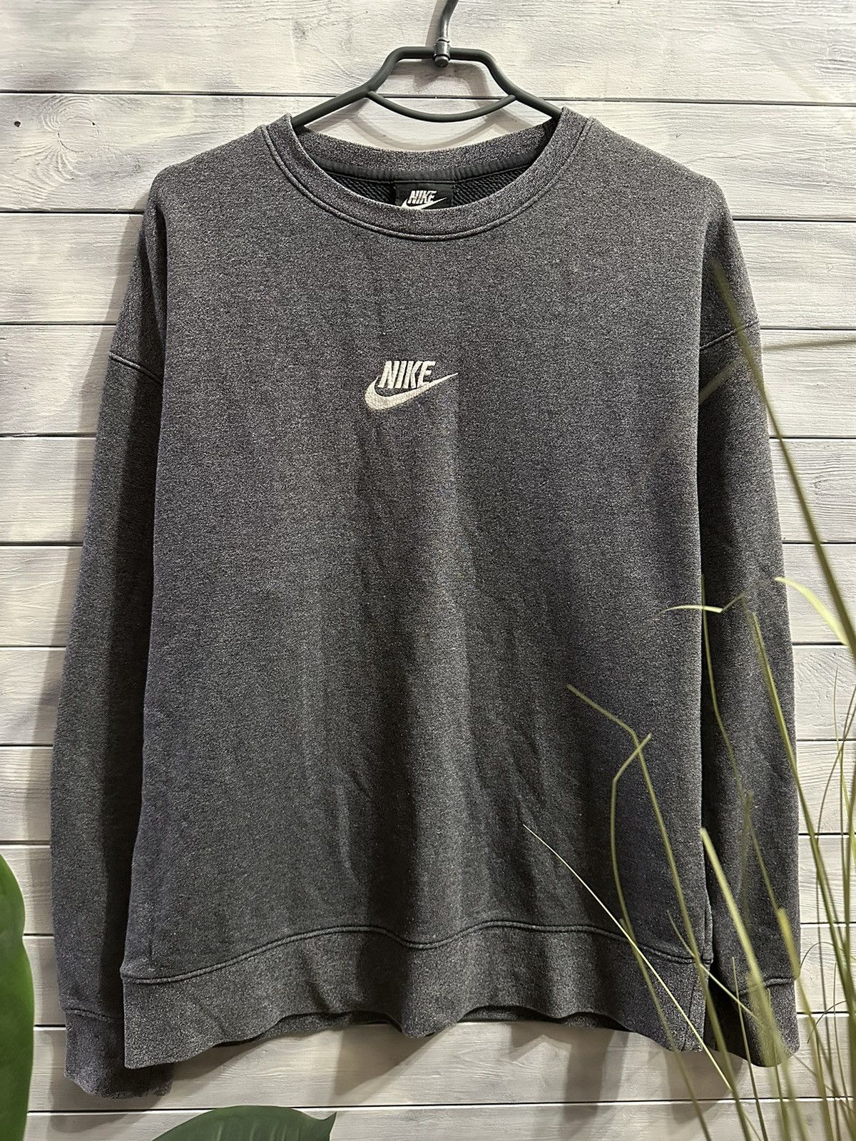 Nike Rare Sweatshirt Nike Centr Logo Small Swoosh Drill. Size US M / EU 48-50 / 2 - 1 Thumbnail