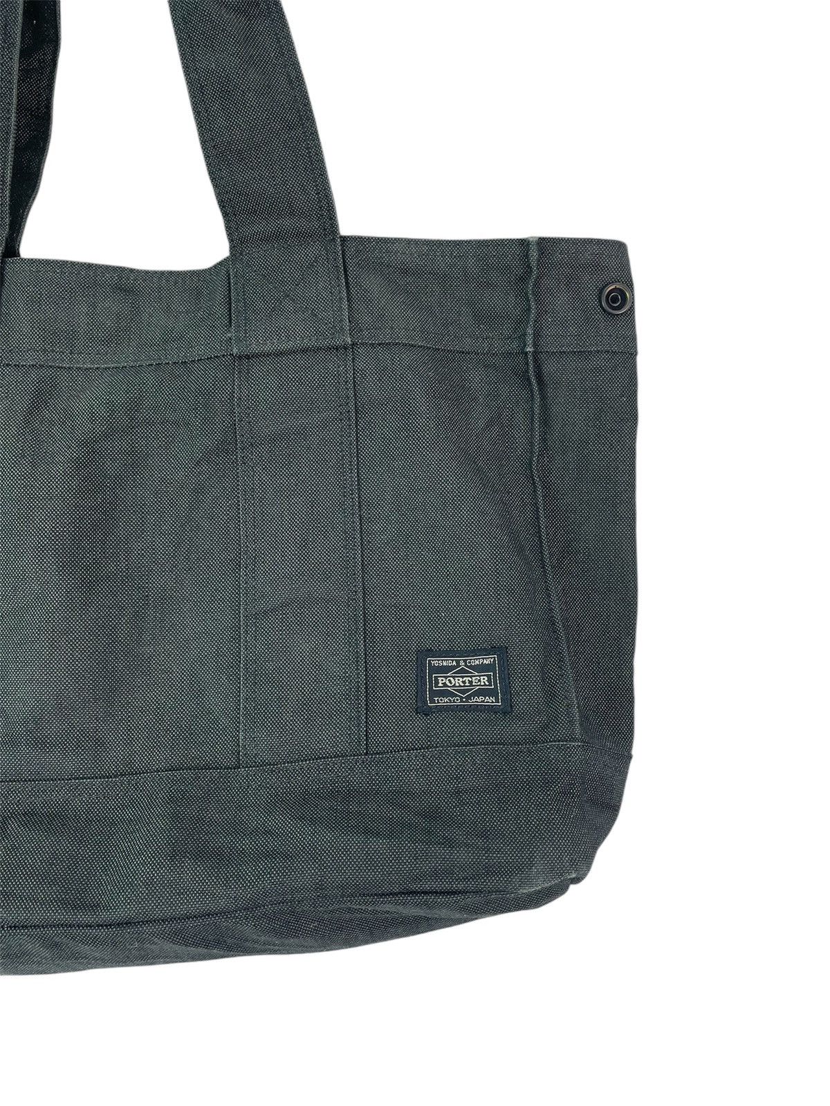 Porter PORTER Yoshida & Co japan black canvas cotton tote bag Size ONE SIZE - 2 Thumbnail