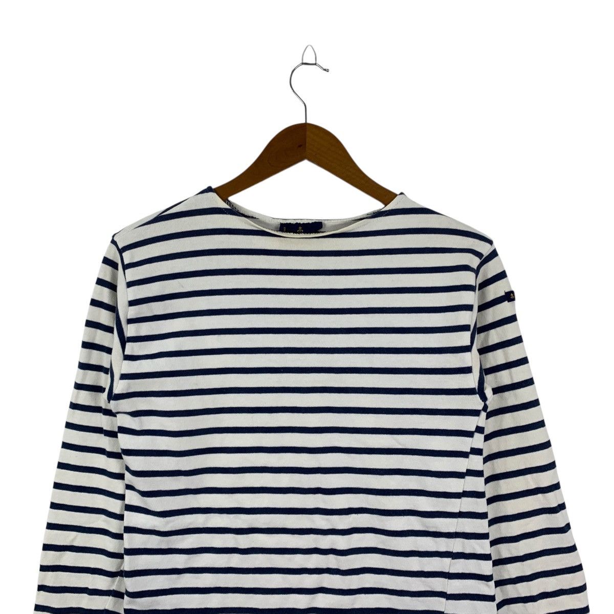 Vintage Vintage 90s LE MINOR FRANCE Brand Stripes Long Sleeve Tshirt Size US S / EU 44-46 / 1 - 2 Thumbnail