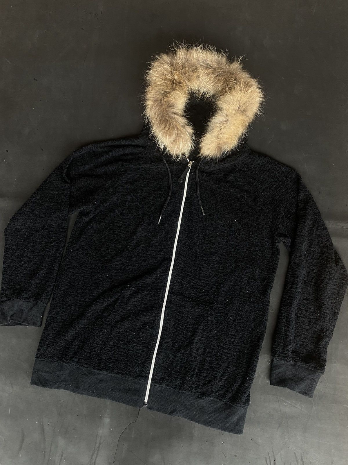 Japanese Brand Furhoodie japanese blackstyled kmrii goa Size US L / EU 52-54 / 3 - 1 Thumbnail
