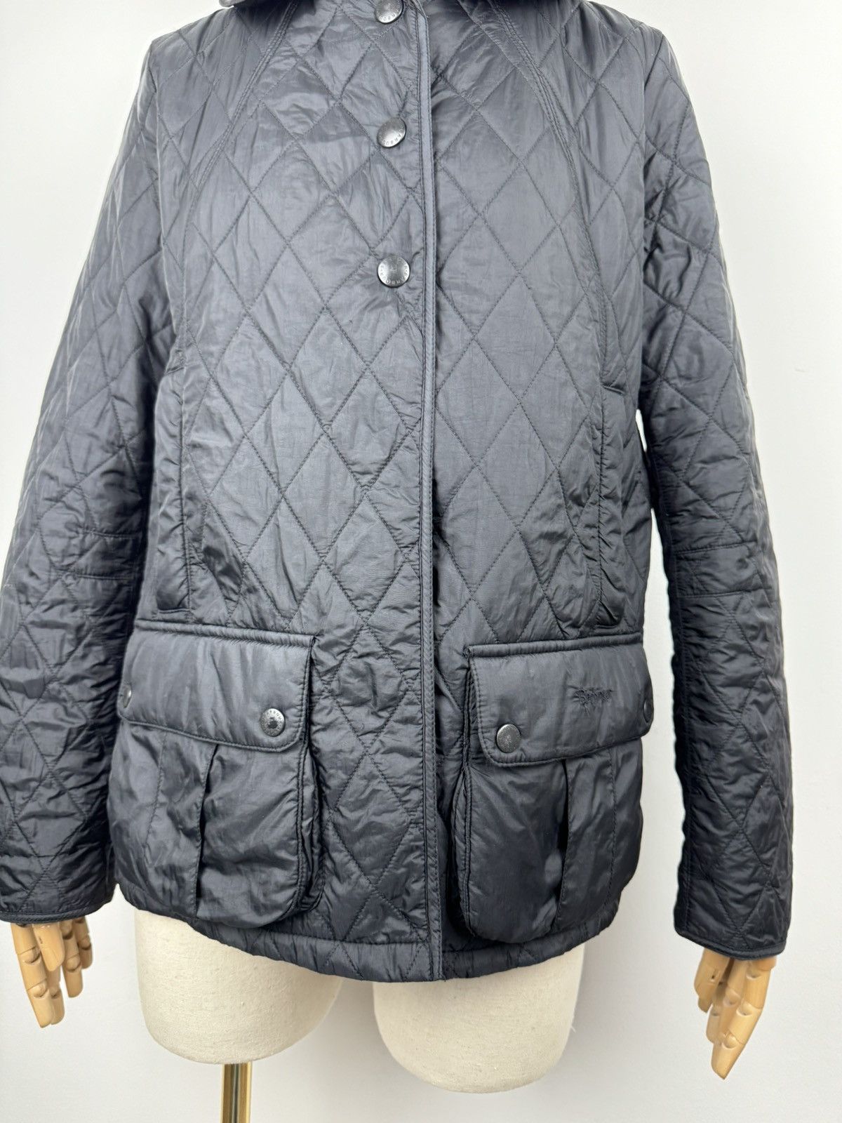 Barbour Women’s Vintage Barbour Sarah Quilted Jacket size 12 Size XL / US 12-14 / IT 48-50 - 3 Thumbnail