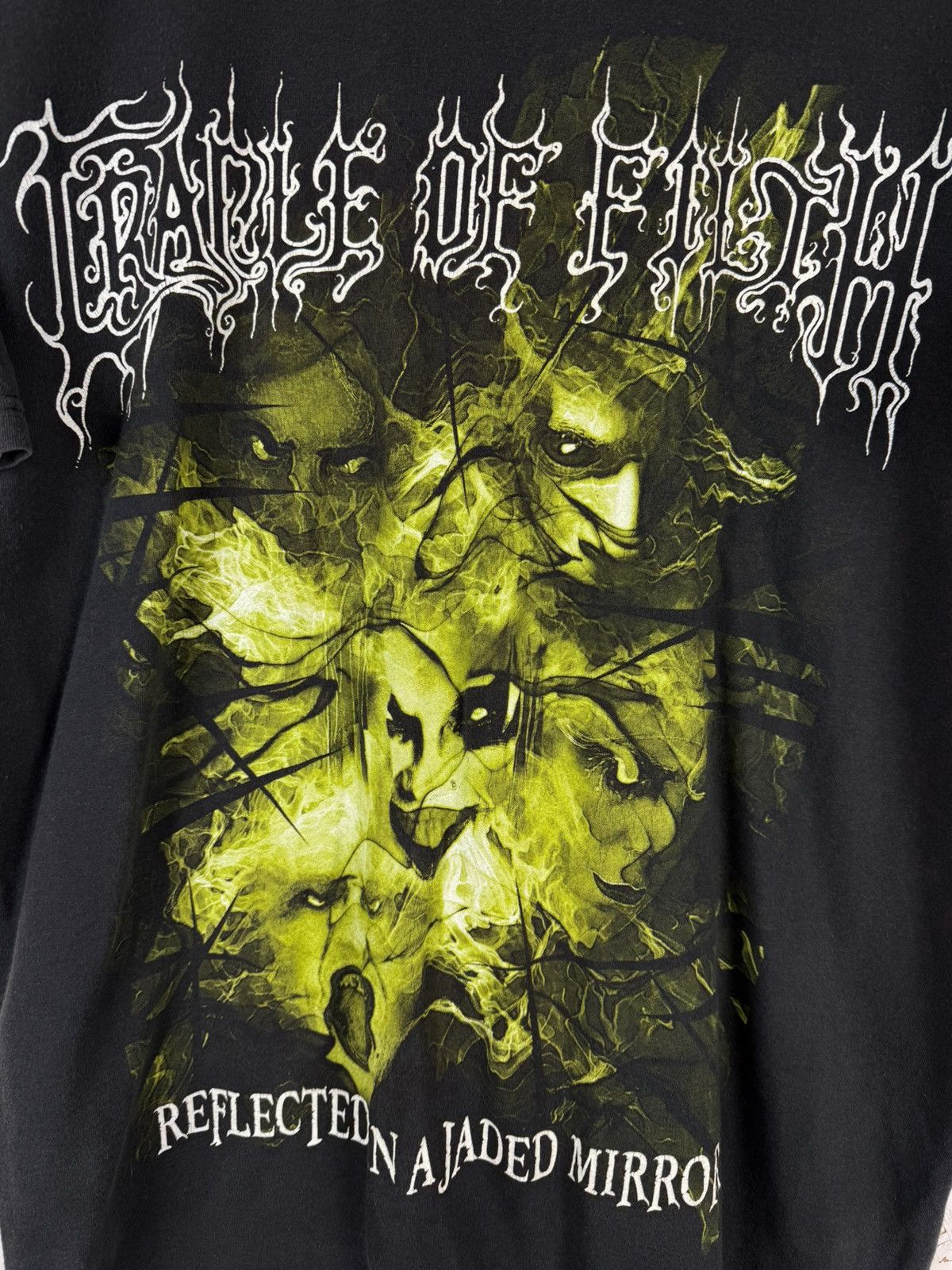 Band Tees Cradle Of Filth Reflected In A Jaded Mirror Metal Band Tee M Size US M / EU 48-50 / 2 - 2 Thumbnail