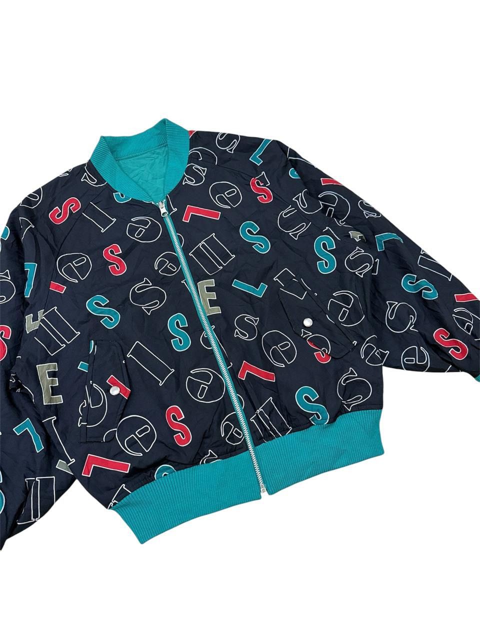 Ellesse Jacket Bomber ellesse reversible Ladies Size L / US 10 / IT 46 - 2 Thumbnail