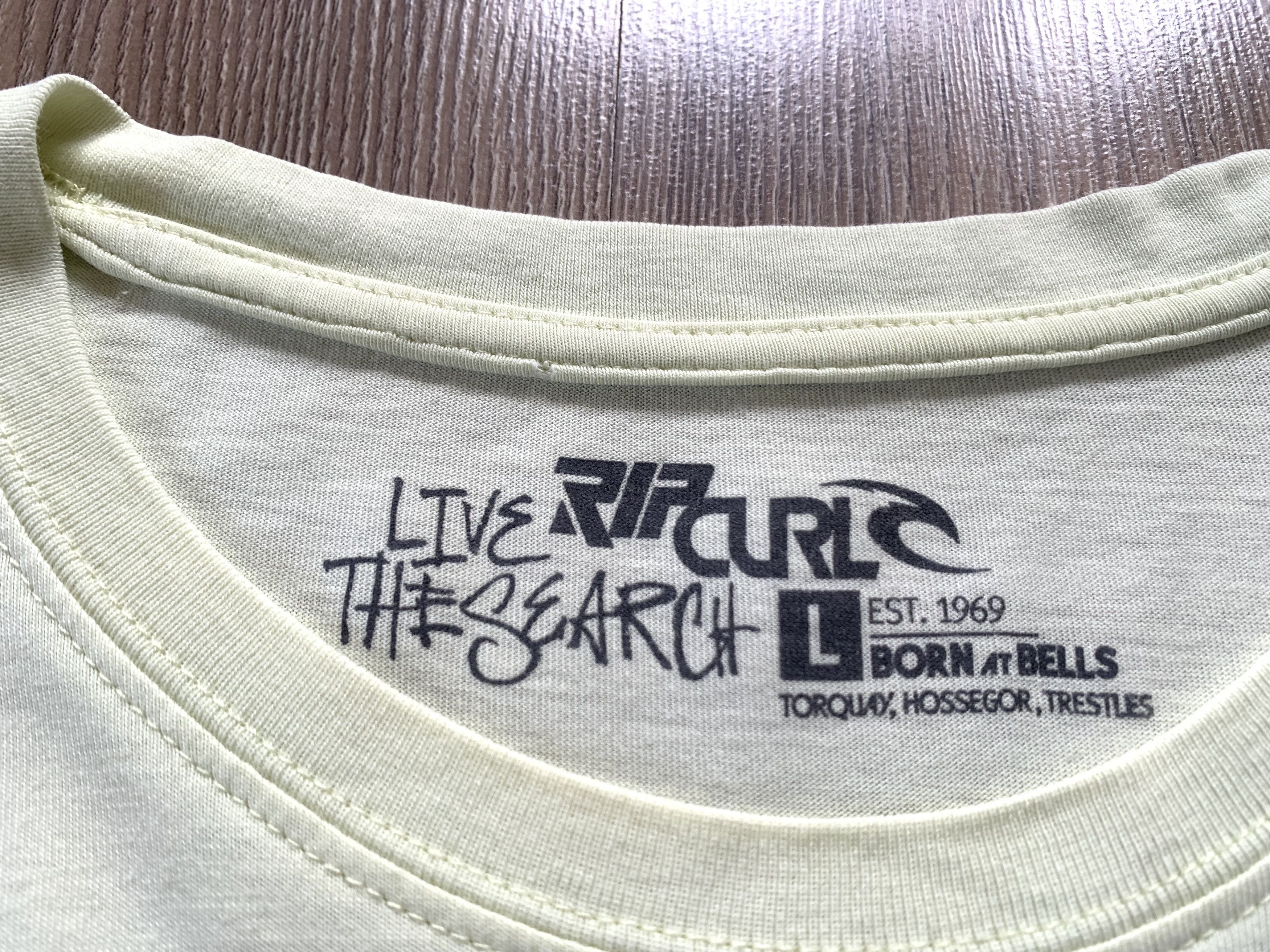 Rip Curl Rip Curl Mens Cotton Print T Shirt Size US L / EU 52-54 / 3 - 6 Thumbnail