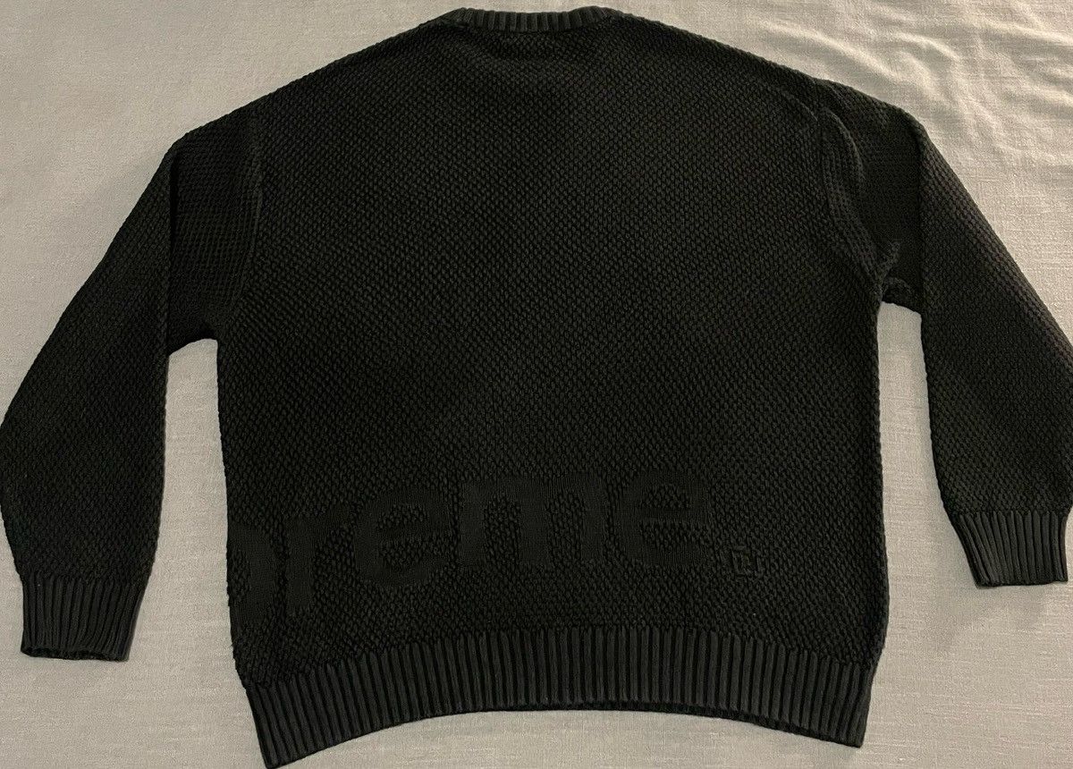 Supreme Supreme Textured Small Box Sweater - XL Size US XL / EU 56 / 4 - 5 Thumbnail