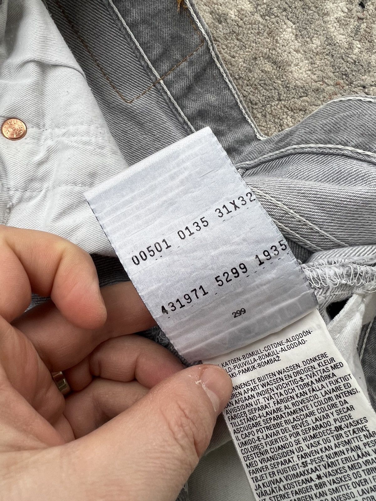 Levi's Vintage Levi's 501xx Denim Pants Size US 31 - 7 Thumbnail