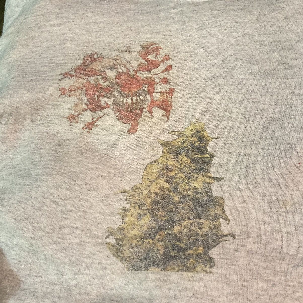 Vintage Rare Vintage 90s Marijuana Magic Mushrooms Art Sweatshirt Size US XL / EU 56 / 4 - 4 Thumbnail