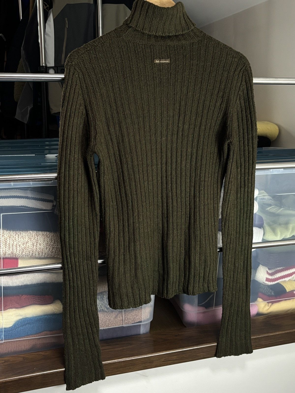 Dolce & Gabbana Dolce & Gabbana Knitted Turtleneck Vintage Sweater Rare Size S / US 4 / IT 40 - 5 Thumbnail