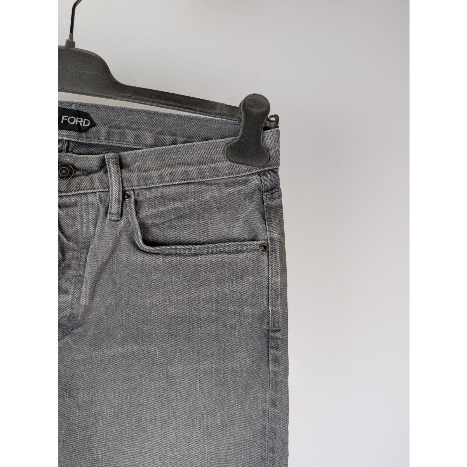 Tom Ford o1rshd1 Straight-Fit Denim Jeans in Grey Size US 33 - 3 Thumbnail