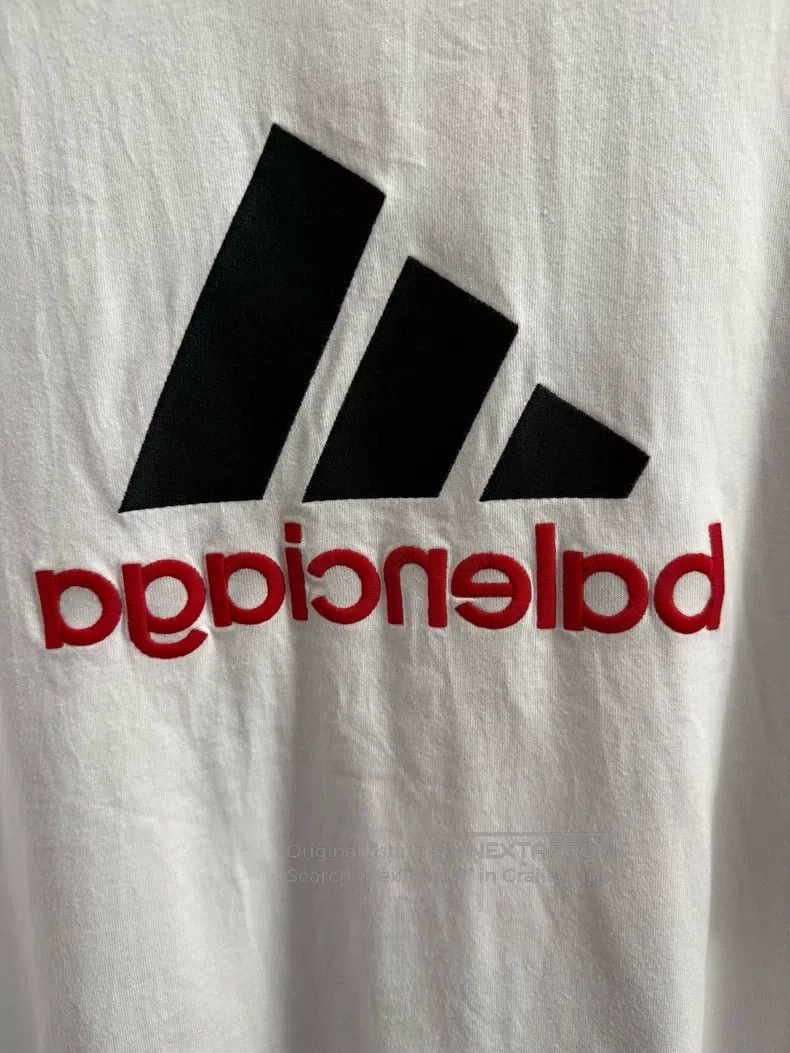 Balenciaga Balenciaga Logo letter embroidery short-sleeve T-shirt Size US S / EU 44-46 / 1 - 1 Thumbnail