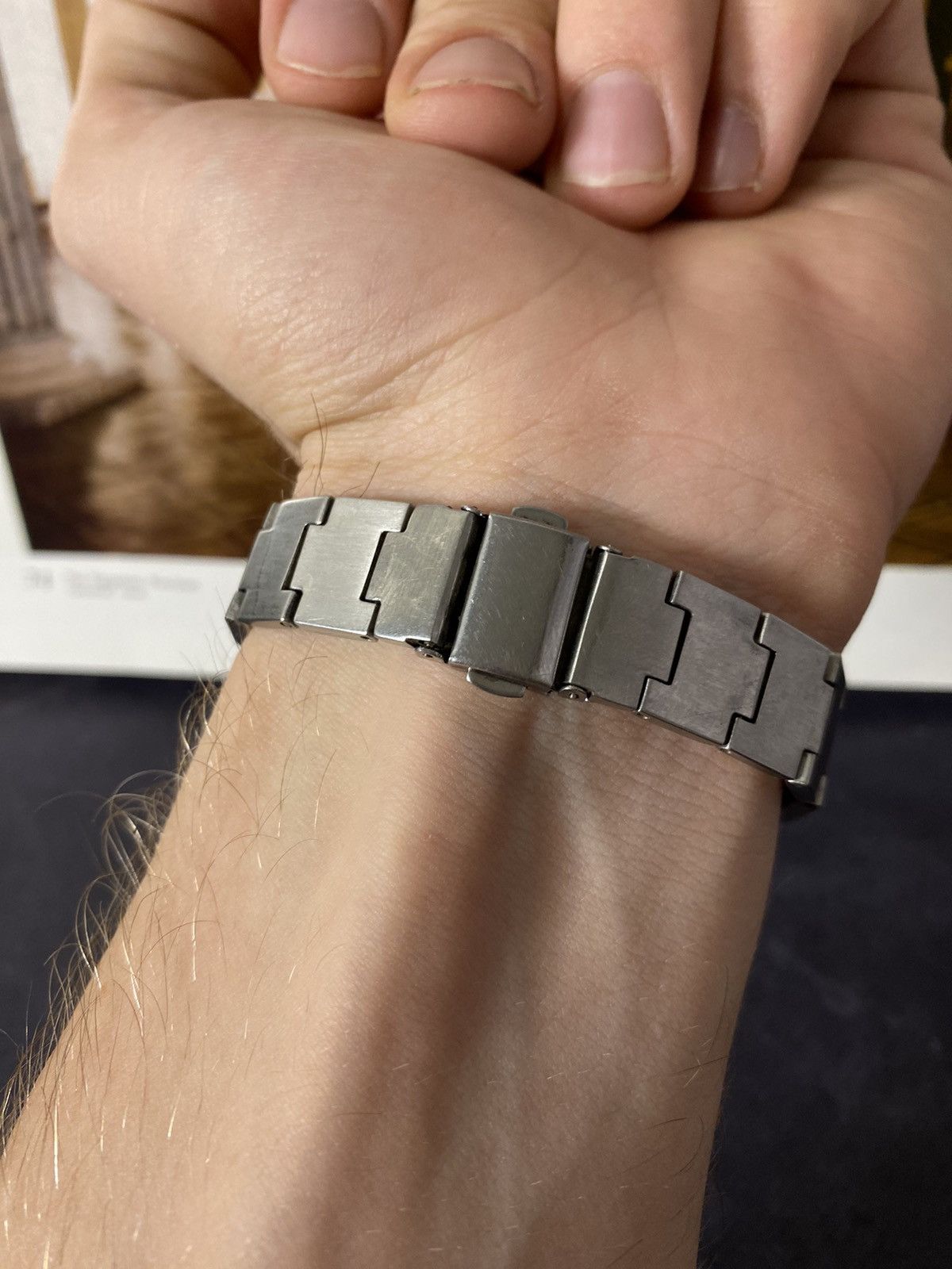 Japanese Brand Women's Watch, Silver Tone, Quartz, Thin Bracelet Size ONE SIZE - 4 Thumbnail
