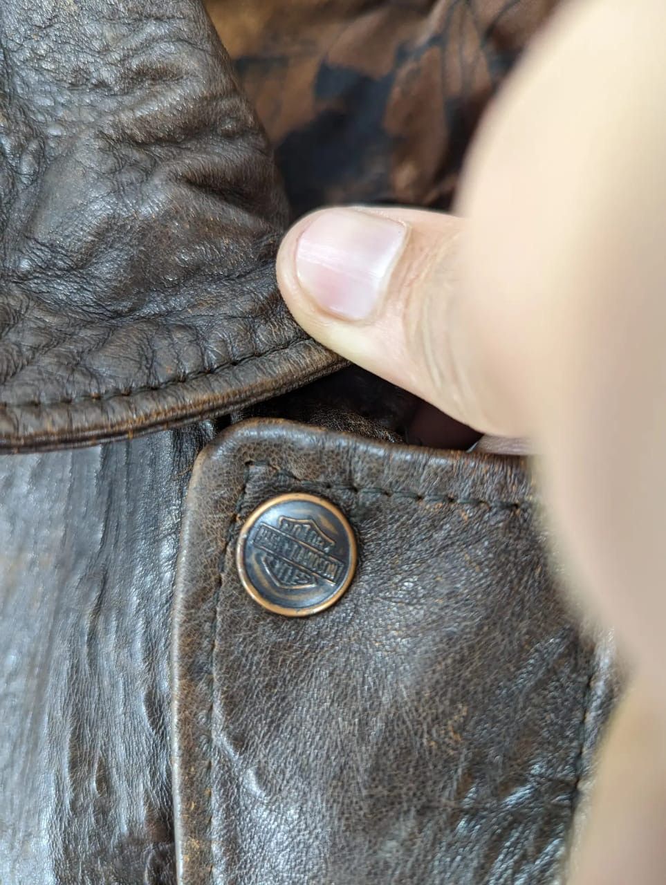 Harley Davidson 💥Offer Me💥VTG 80s Harley Davidson Leather Bikers Jackets Size US L / EU 52-54 / 3 - 4 Thumbnail