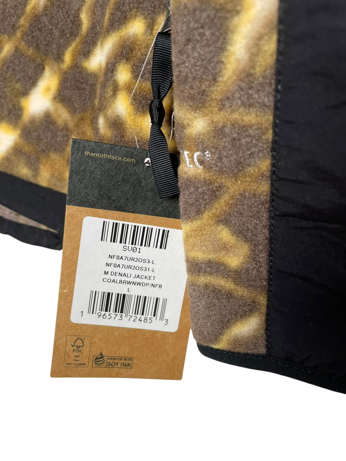The North Face North Face Denali Fleece Jacke Neu - Braun Holz Design Size US L / EU 52-54 / 3 - 7 Thumbnail