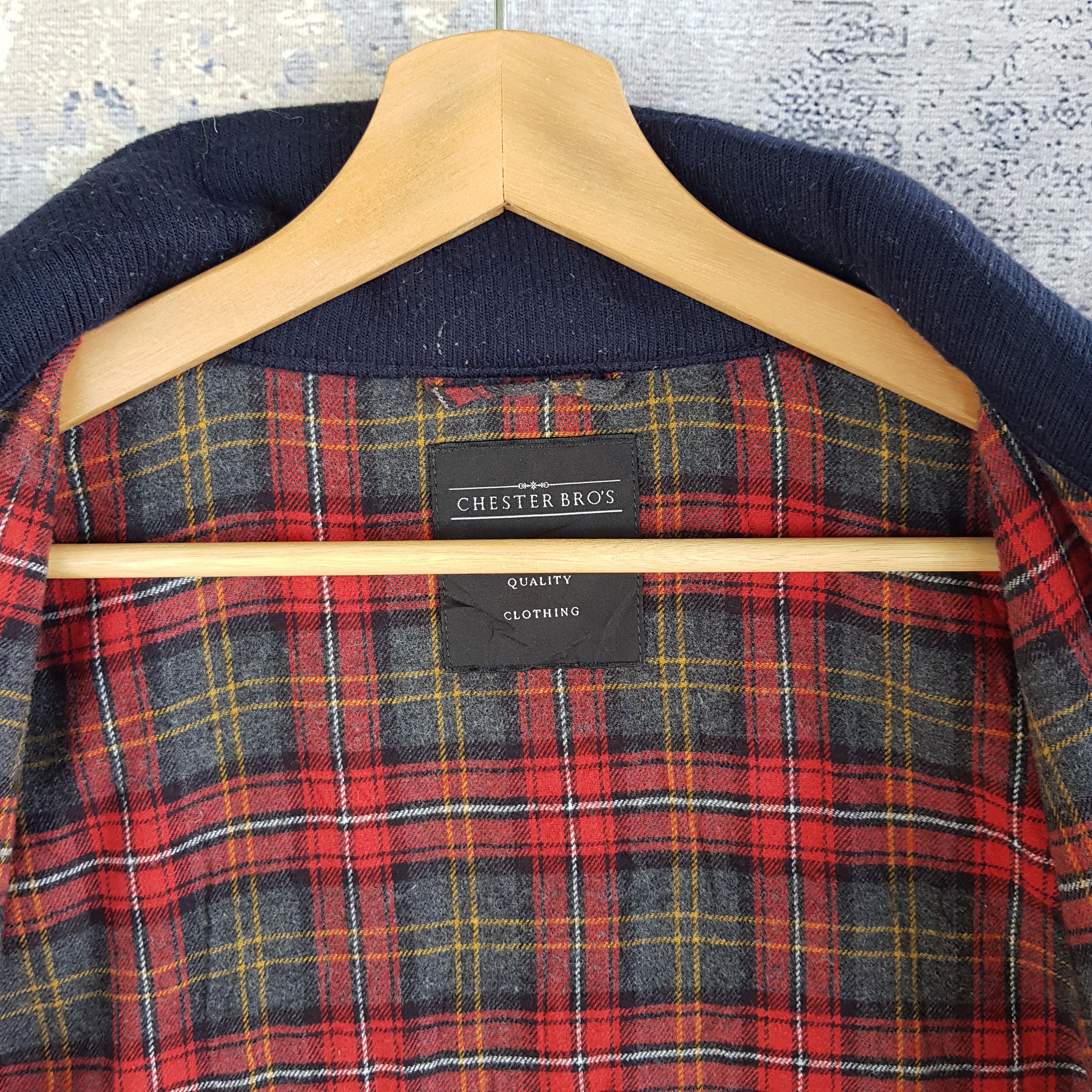 Japanese Brand × Vintage Vintage Chester Bros Zipper Jacket Varsity Wool Jacket Size US M / EU 48-50 / 2 - 5 Thumbnail