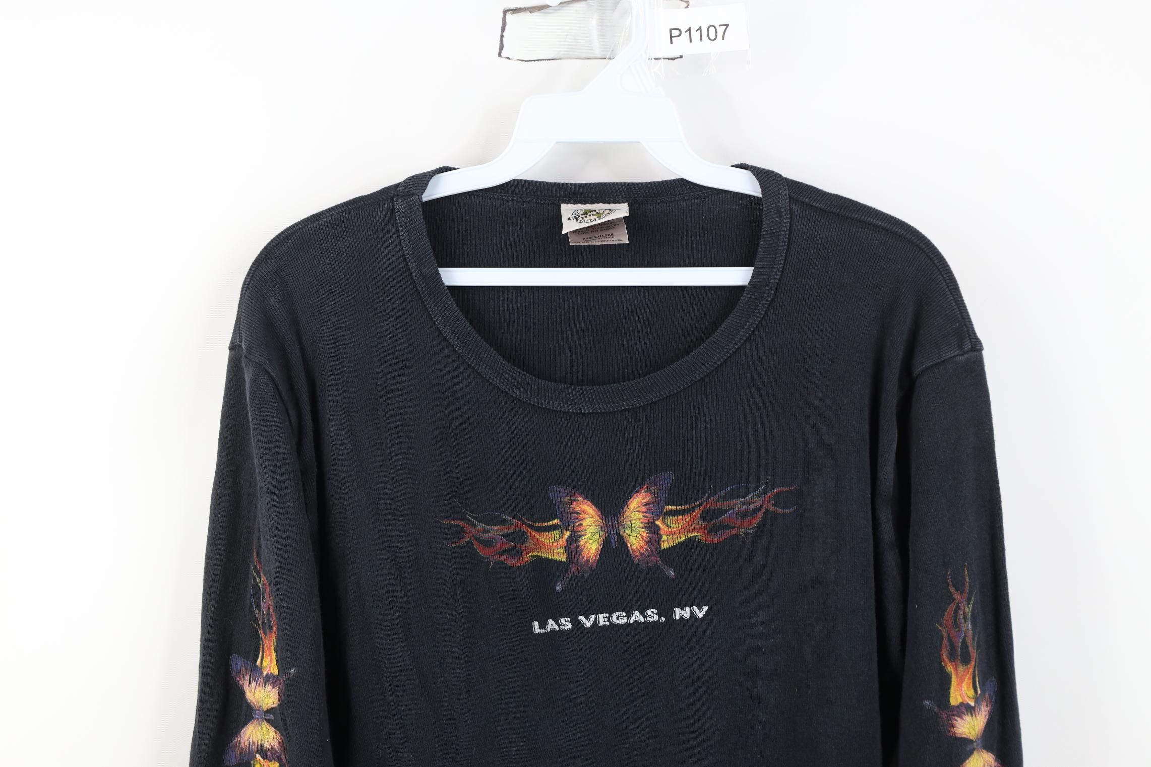 Vintage Vintage 90s Y2K Babydoll Fire Flames Cropped T-Shirt Size M / US 6-8 / IT 42-44 - 2 Thumbnail