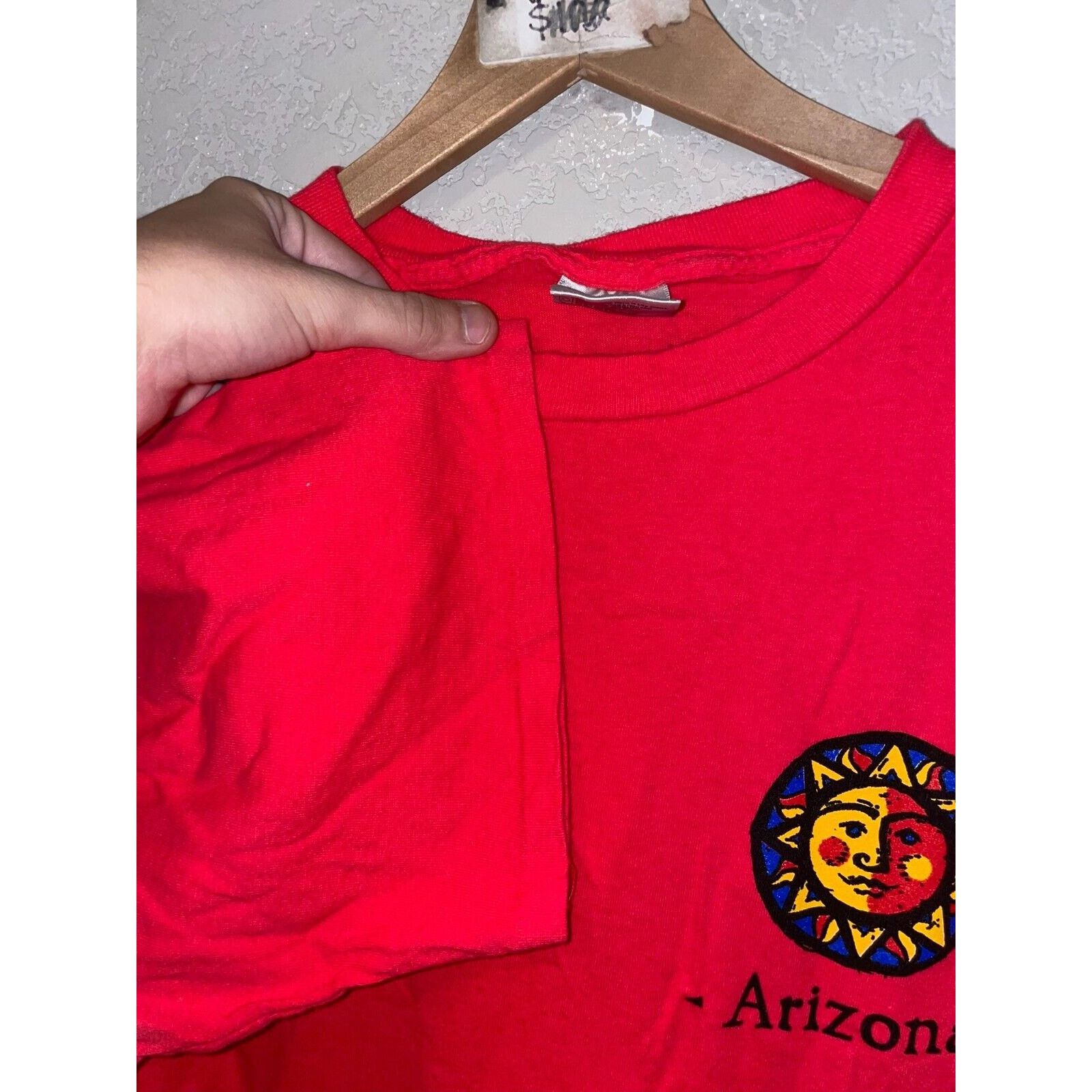 Vintage Vintage Arizona Sunshine Shirt Cactus Art Red Tee VTG 1995 L Size US L / EU 52-54 / 3 - 5 Thumbnail