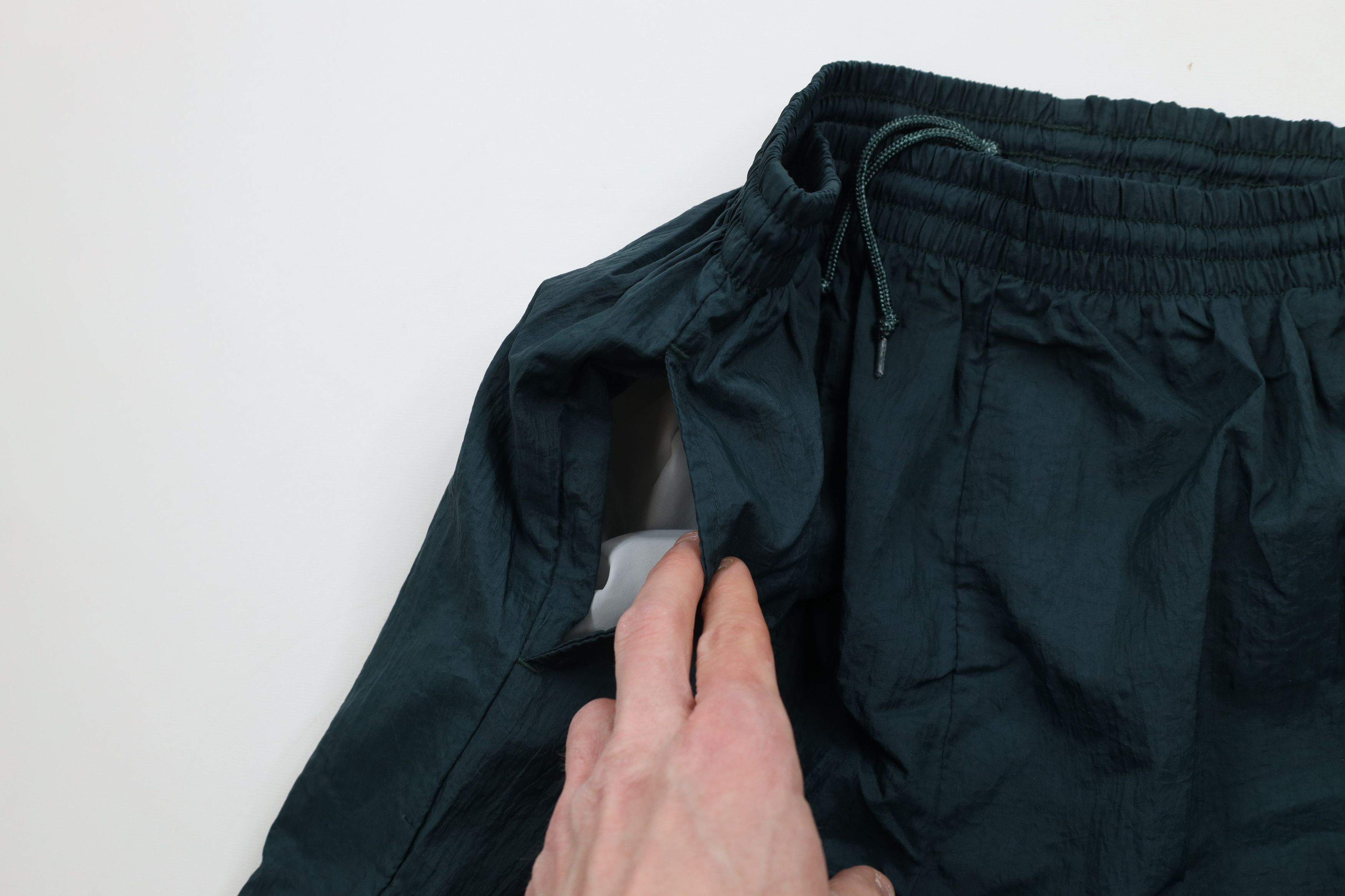 Reebok × Vintage Vintage 90s Reebok Lined Windbreaker Joggers Pants Green Size US 36 / EU 52 - 7 Thumbnail