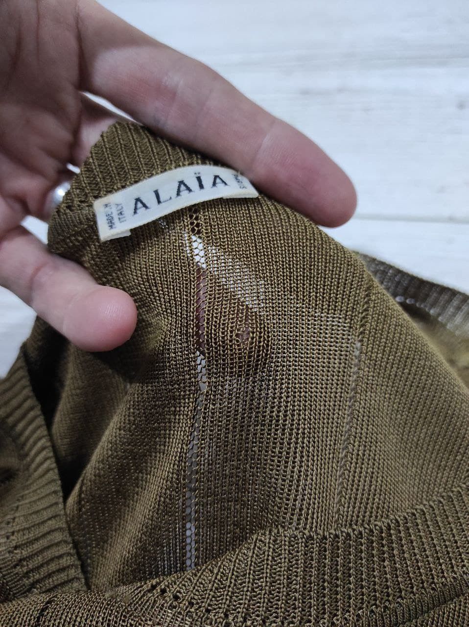 Alaia Azzedine Alaia Paris Vintage Runway 90s Bodysuit Icon Sz S Size S / US 4 / IT 40 - 9 Thumbnail