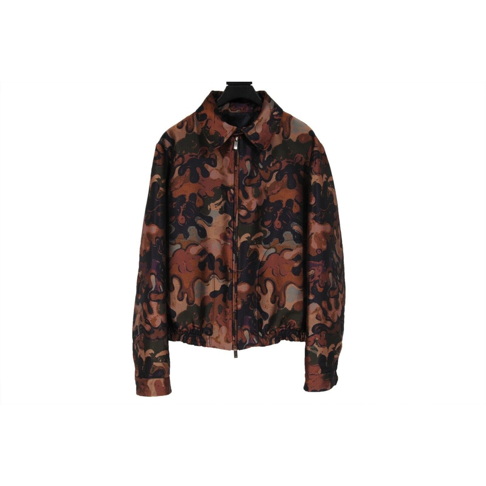 Dior Peter Doig Camouflage Woven Collared Bomber Jacket Size US L / EU 52-54 / 3 - 22 Thumbnail