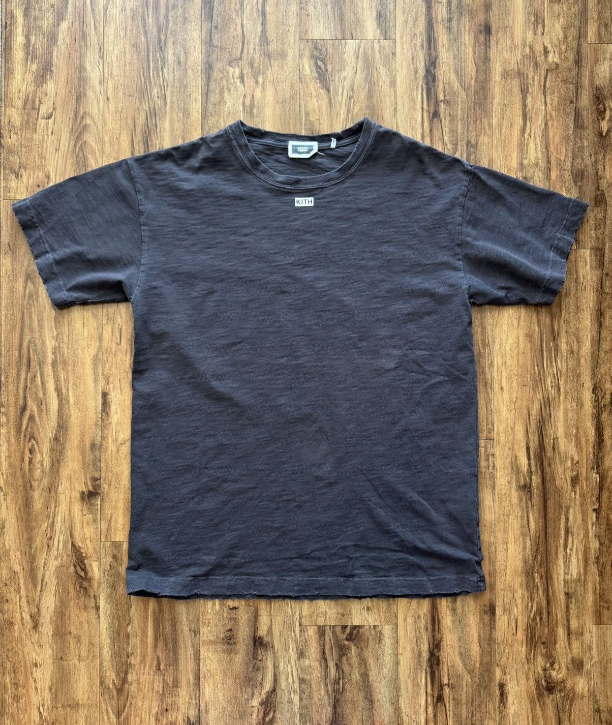 Kith Black Distressed T-Shirt