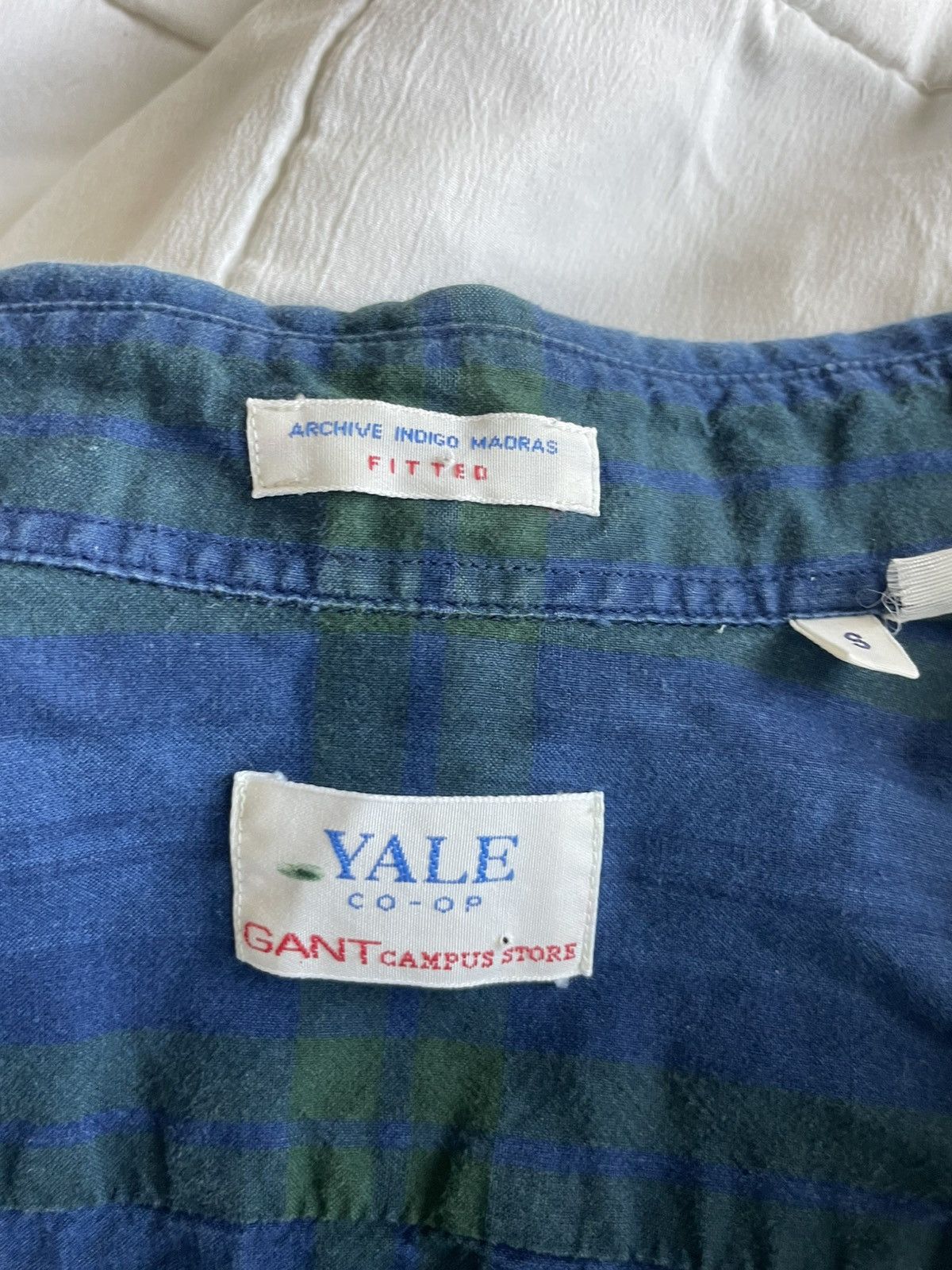 Gant Yale CO-OP Archive Indigo Madras plaid Size US S / EU 44-46 / 1 - 9 Thumbnail