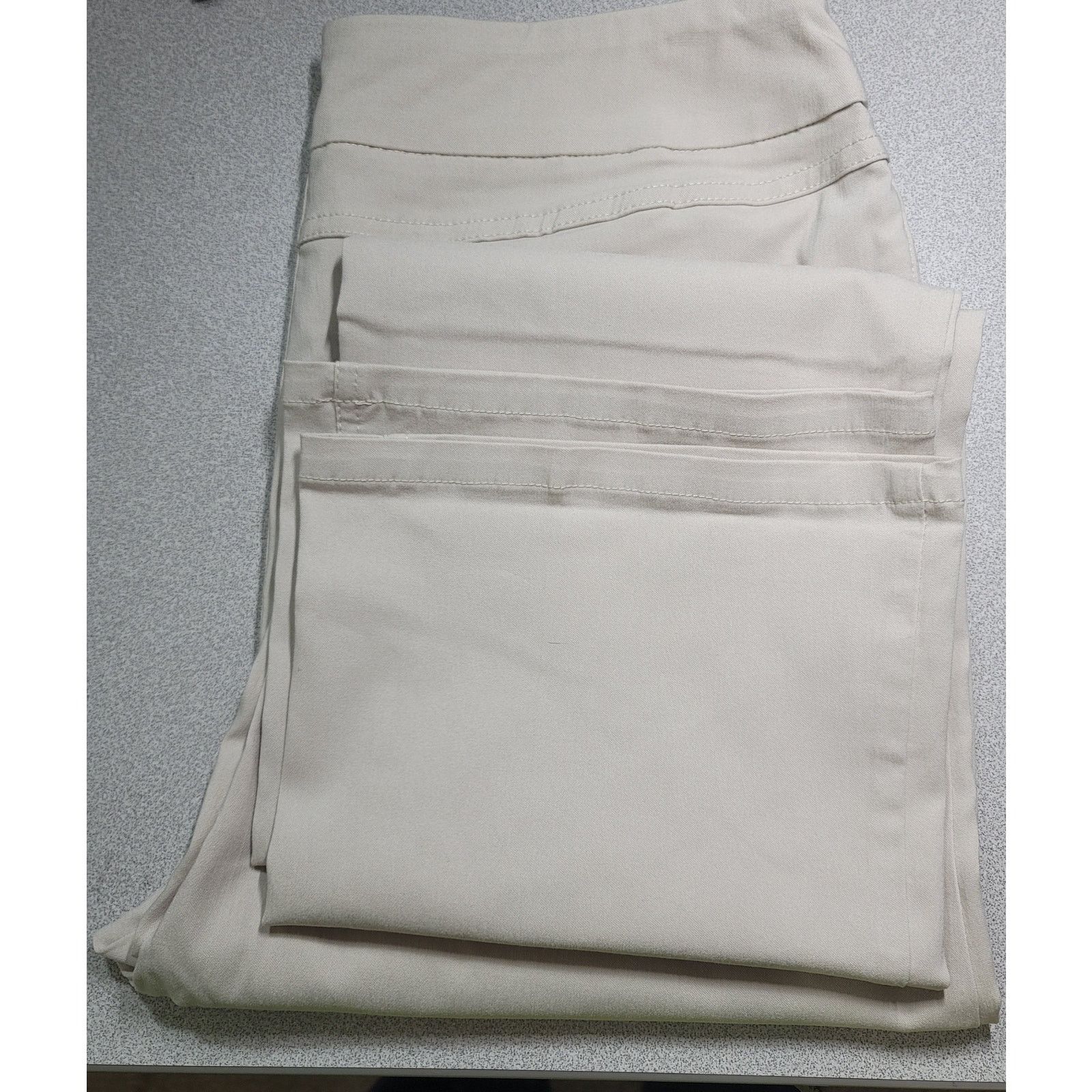 Other Soft Surroundings Tan Boot Cut Stretch Pants Medium NWOT Size 32" / US 10 / IT 46 - 7 Thumbnail