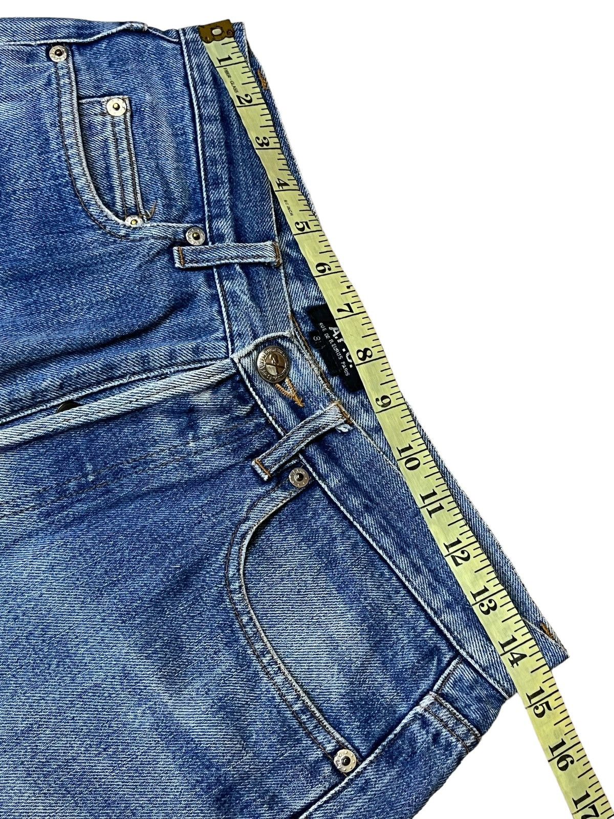 A.P.C. RIP🔥A.P.C RUE DE FLEURUS DISTRESSED SELVEDGE JEANS Size US 29 - 17 Thumbnail