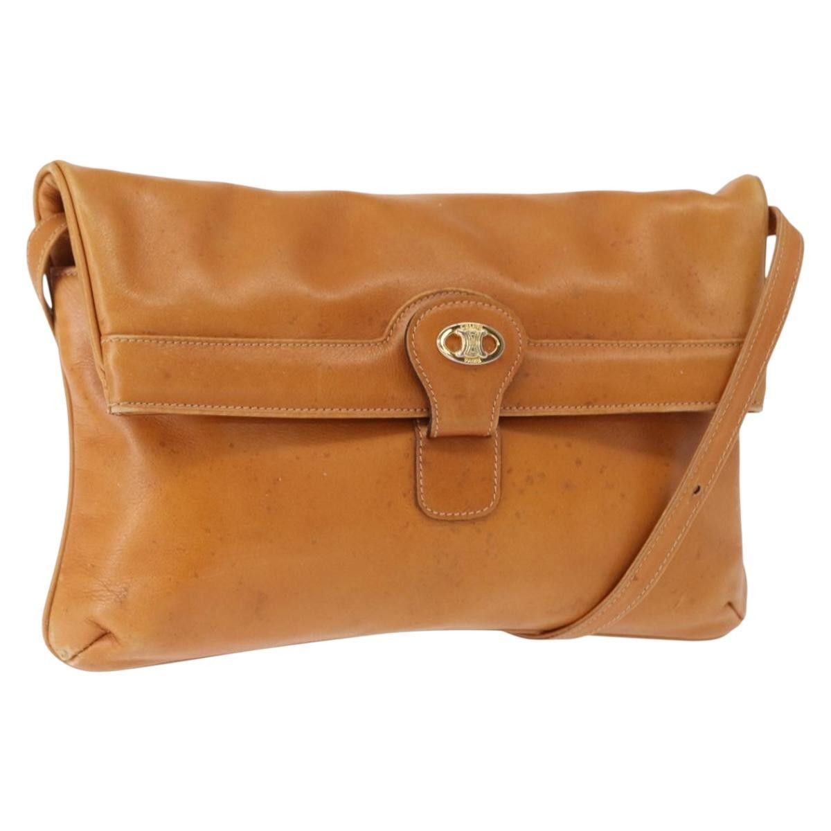 Celine Celine Vintage Shoulder Bag Leather Size ONE SIZE - 1 Thumbnail