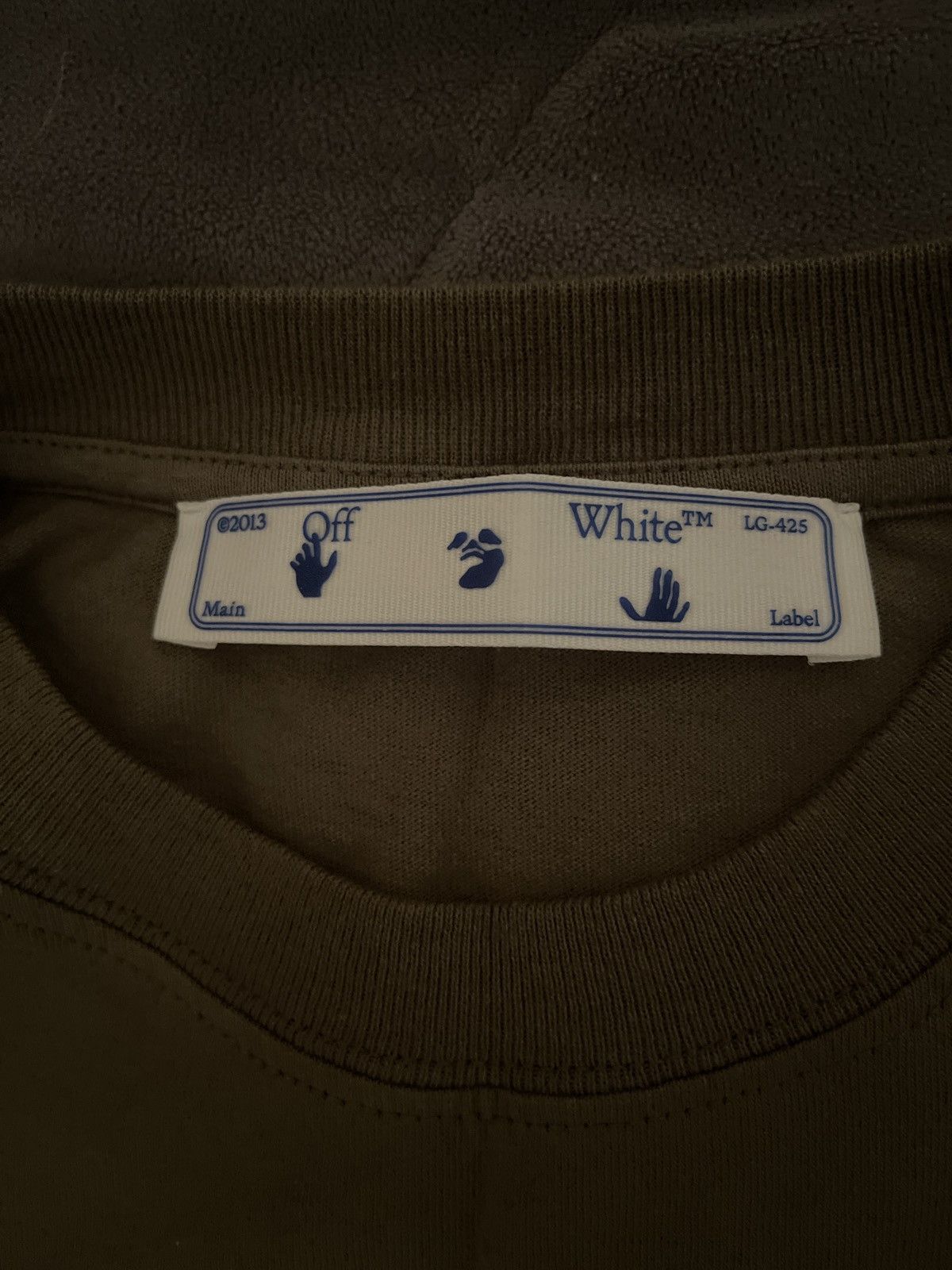 Off-White Negative Mark Green OFF-WHITE Skate Tee Size US S / EU 44-46 / 1 - 5 Thumbnail