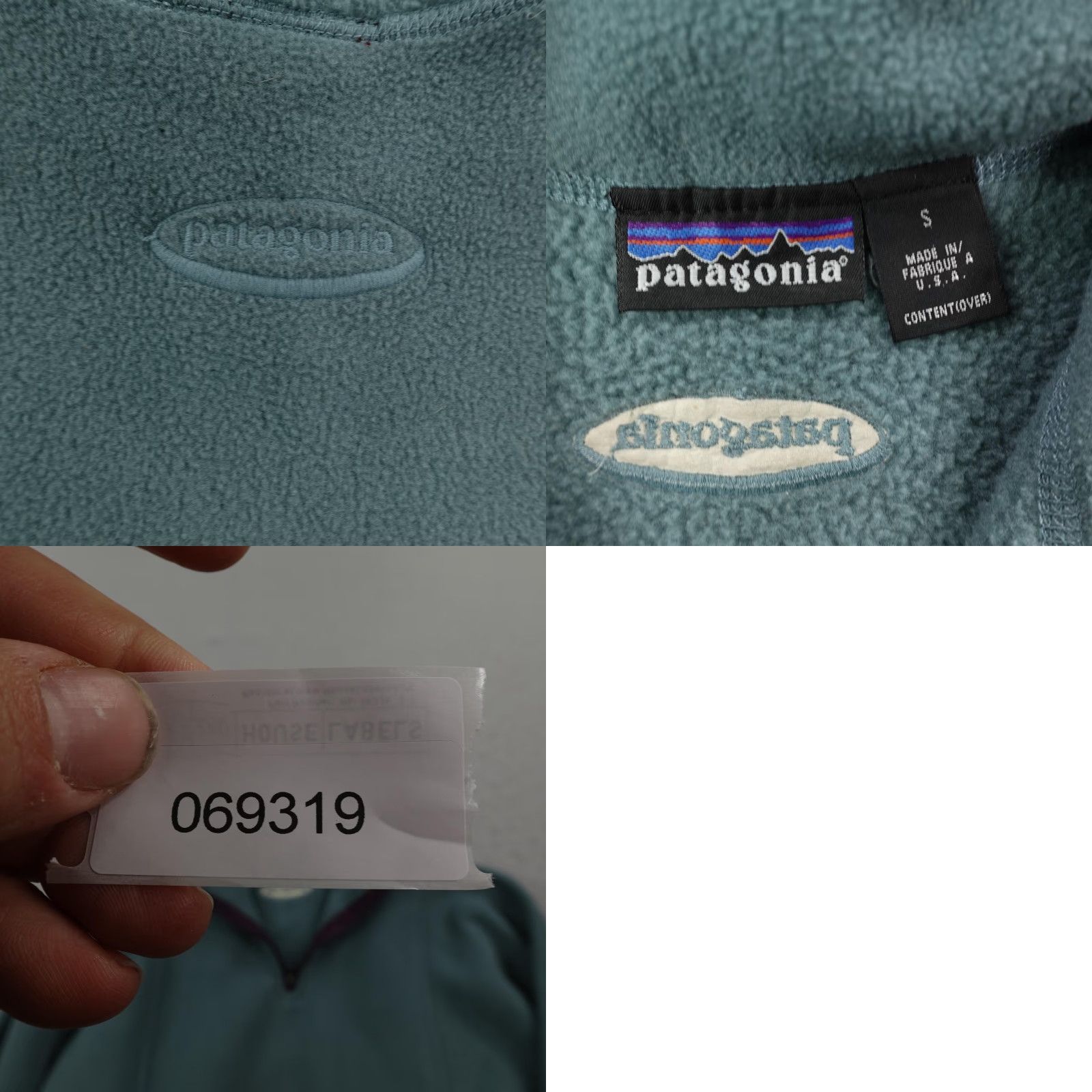 Patagonia VINTAGE Patagonia Jacket Womens Small Green Synchilla Fleece 1/4 Zip 90s USA Size S / US 4 / IT 40 - 8 Thumbnail