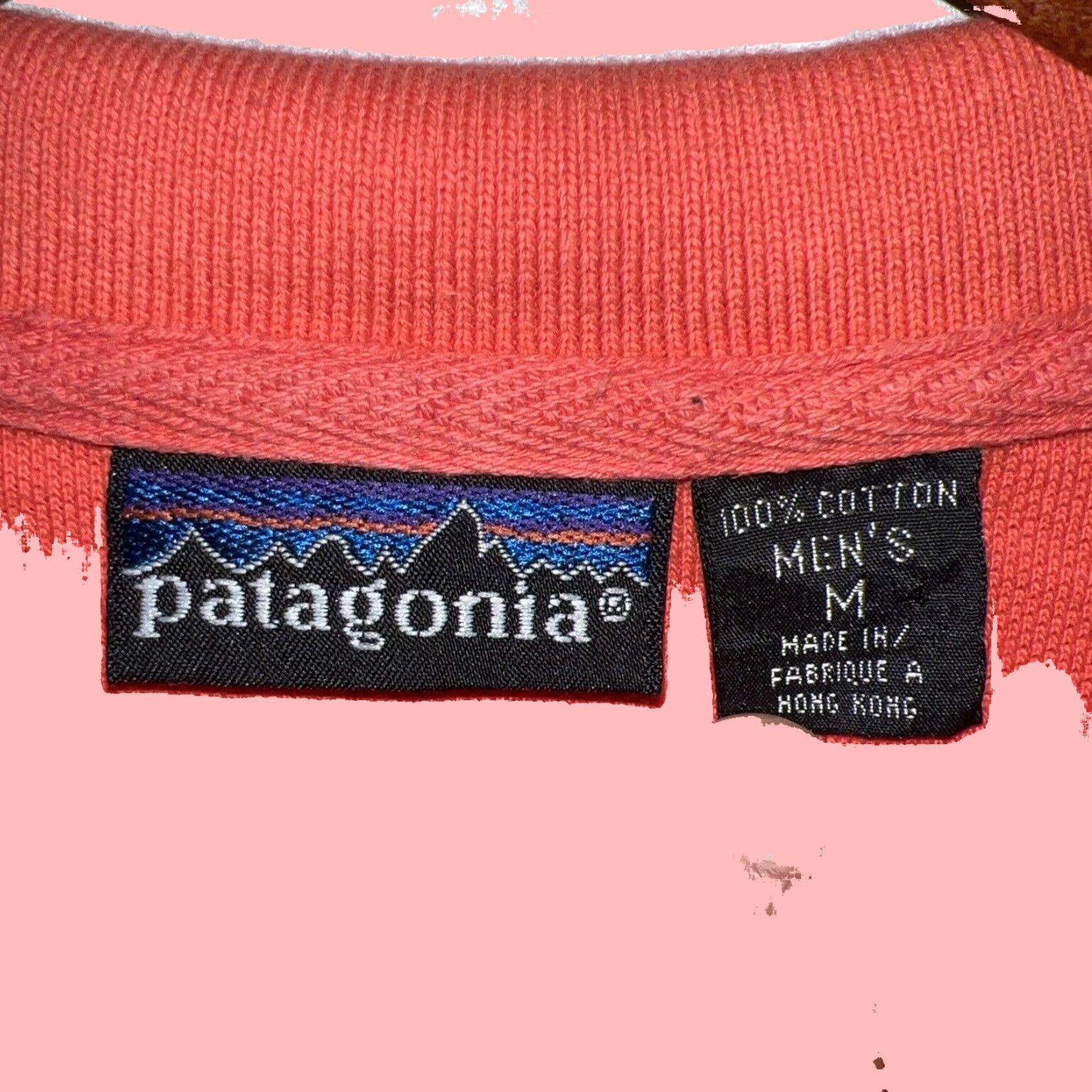 Patagonia Salmon Pink Classic Fit Polo Shirt for Men in Medium Size Size US M / EU 48-50 / 2 - 3 Thumbnail