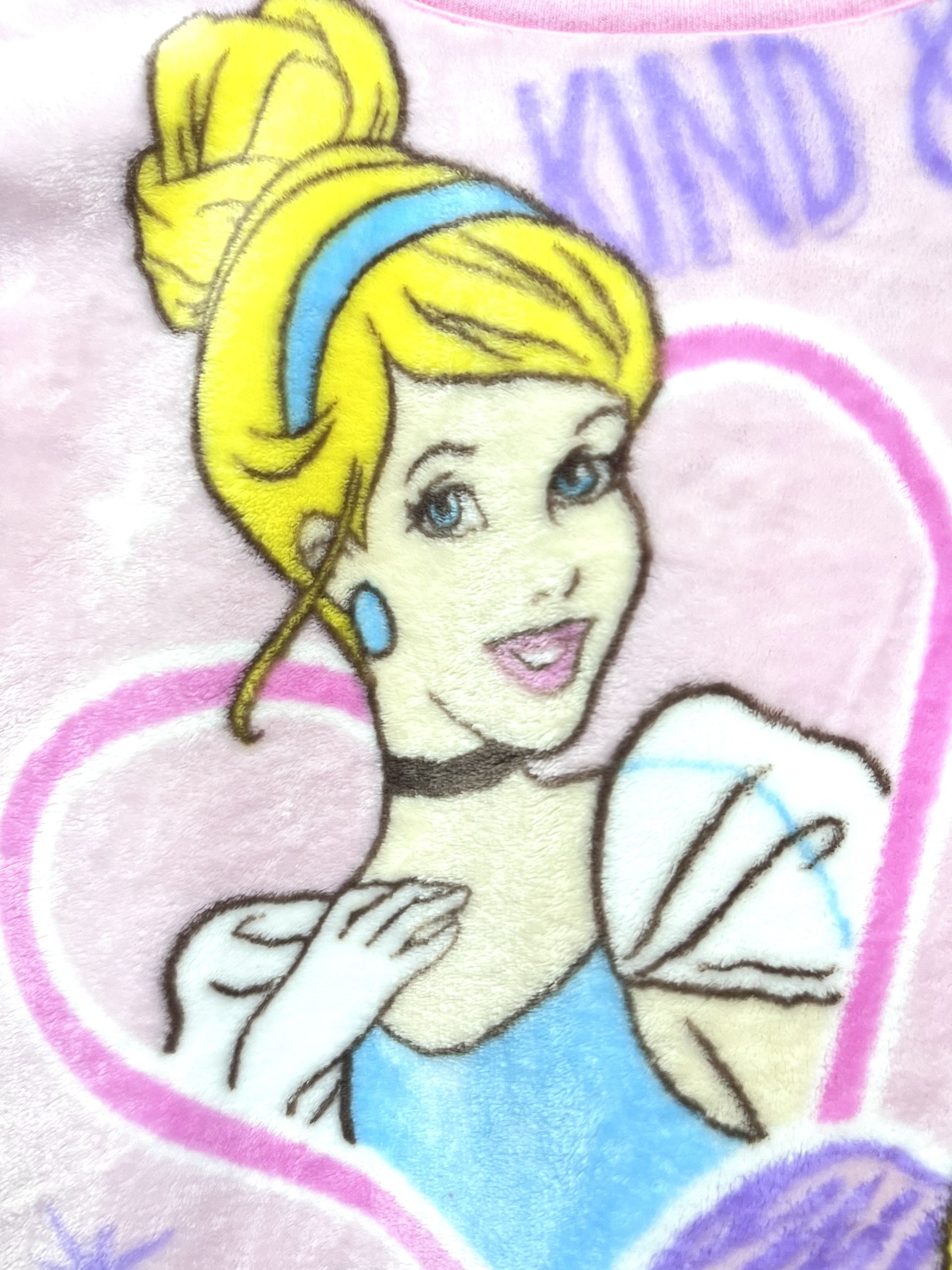 Disney DOPE❤️Vintage Disney PRINCESS Character Fluffy Fleece Vest Size US S / EU 44-46 / 1 - 10 Thumbnail