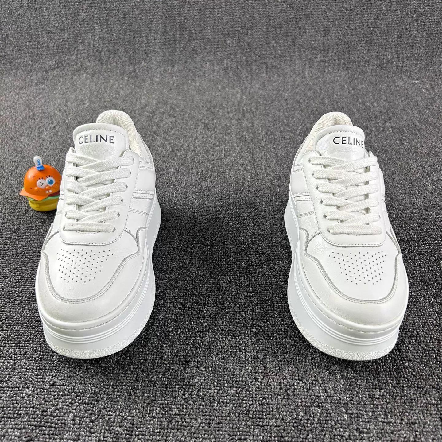 Celine Celine White Platform Sneakers 35 Size US 5 / IT 35 - 2 Thumbnail