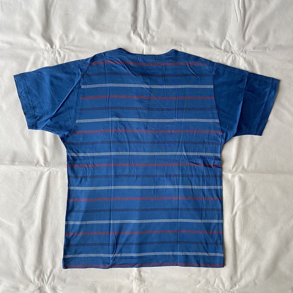 Japanese Brand × Pierre Balmain × Vintage Japan Market Pierre Balmain Paris Striped Henley Tees Size US M / EU 48-50 / 2 - 13 Thumbnail