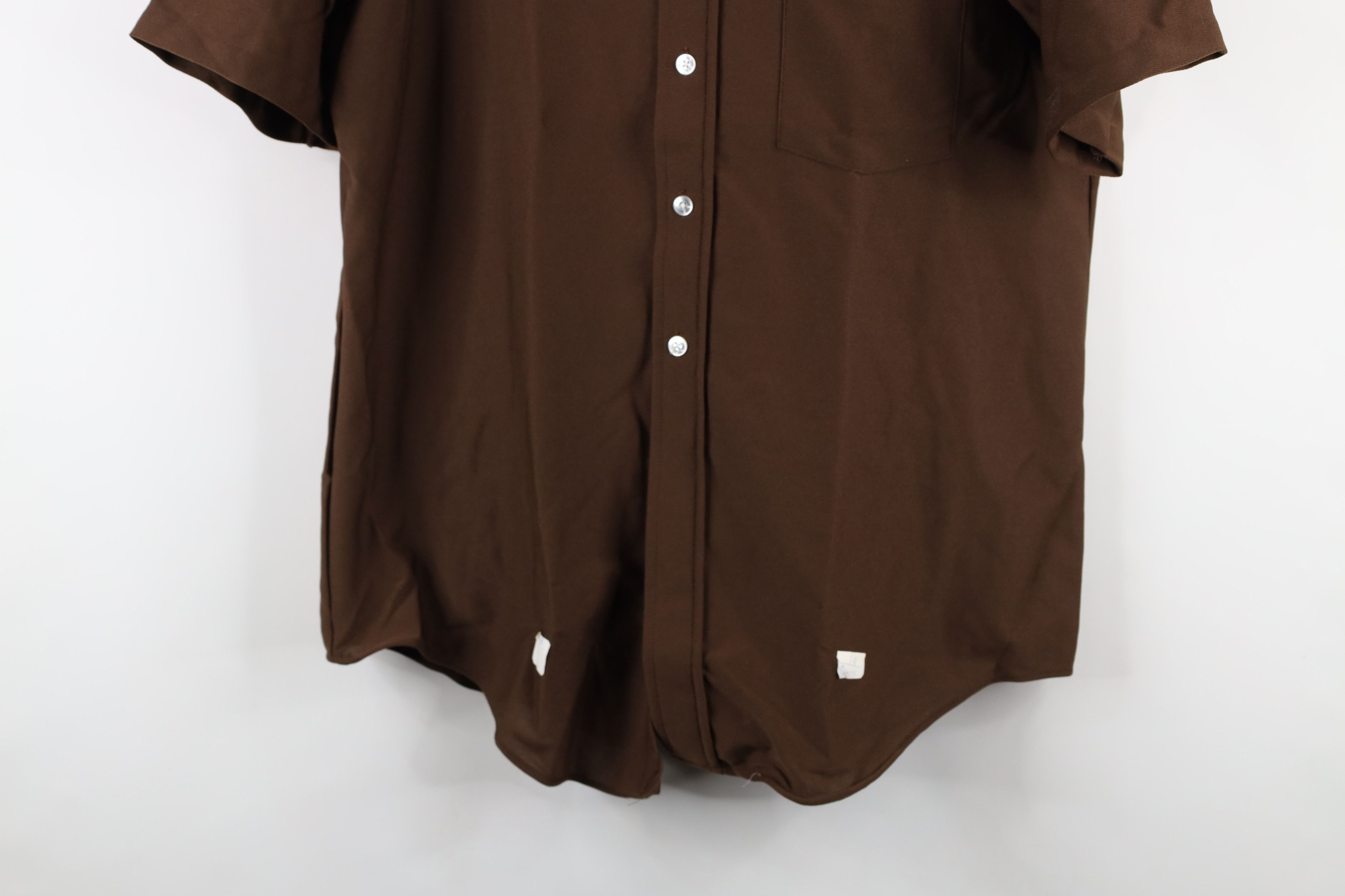 Vintage Deadstock Vintage 70s Streetwear Short Sleeve Collared Shirt Size US L / EU 52-54 / 3 - 3 Thumbnail