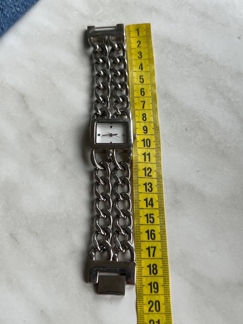 Japanese Brand Vintage Japanese style Chain Metal futuristic Watch Bracelet Size ONE SIZE - 6 Thumbnail