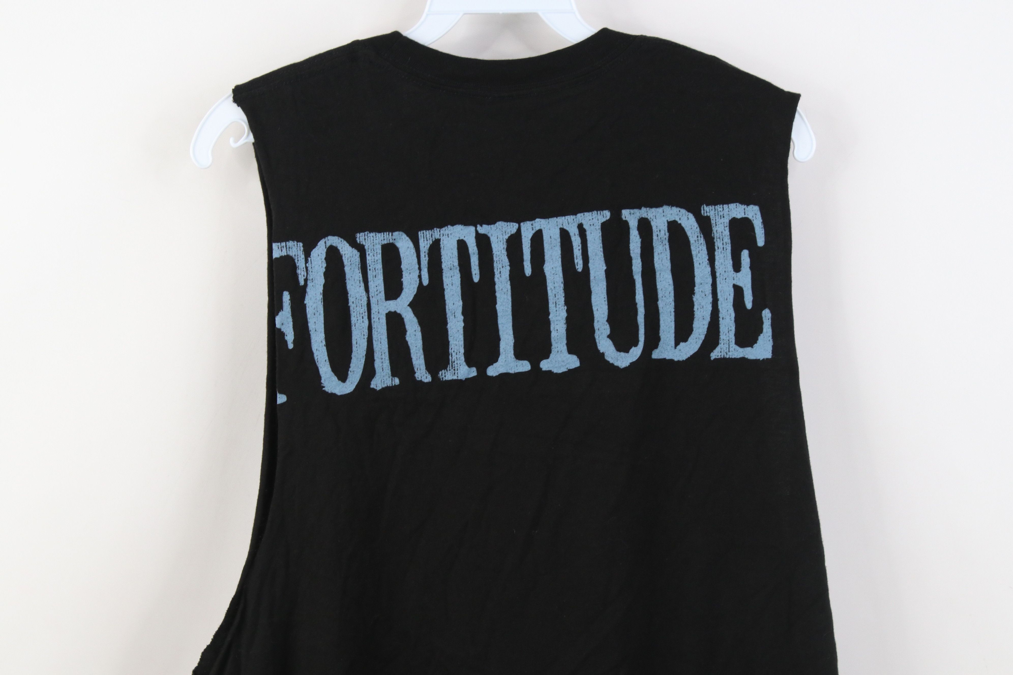 Vintage Y2K Streetwear Fortitude Heavy Metal Band Cut Off T-Shirt Size US L / EU 52-54 / 3 - 11 Thumbnail