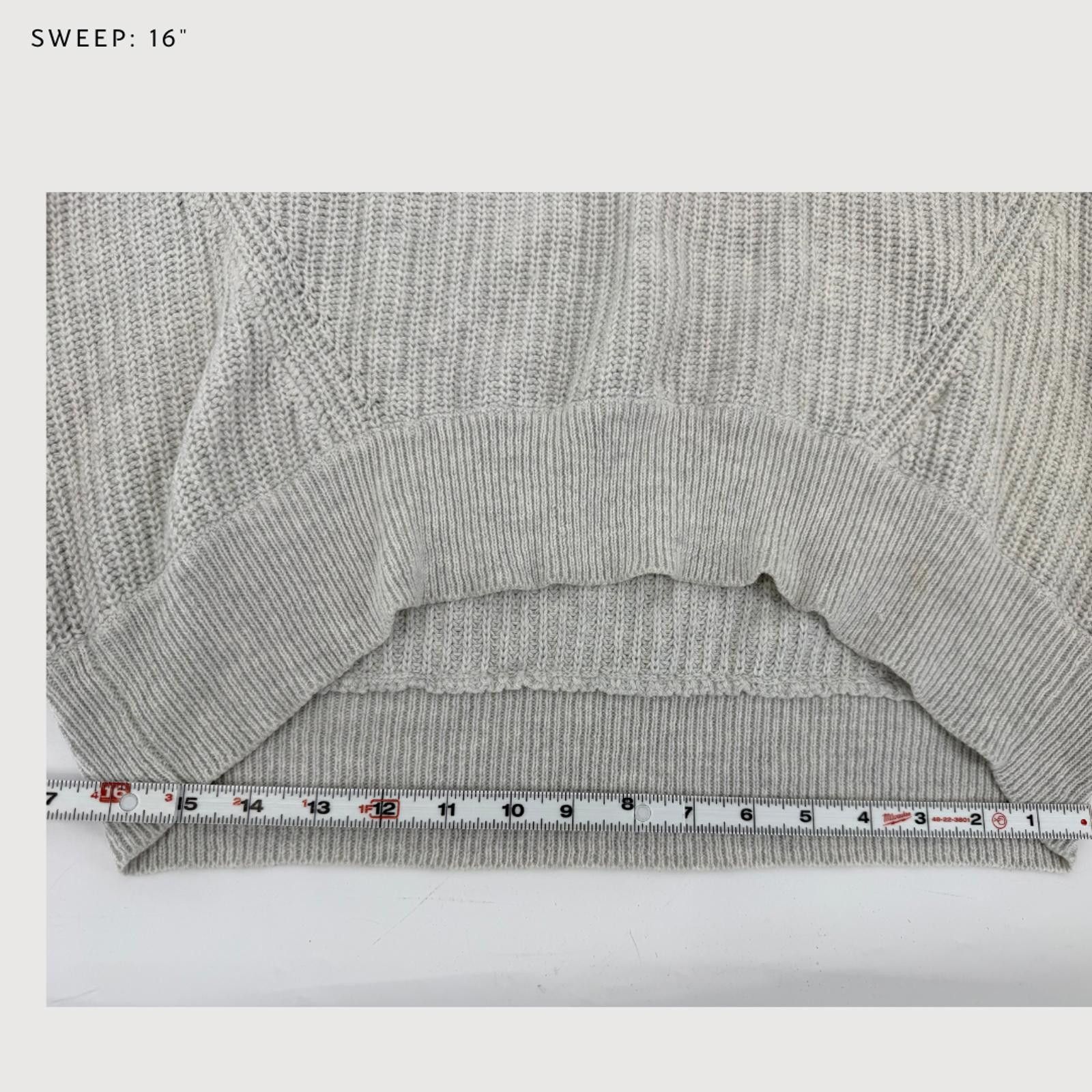 Other Intermix Cashmere Cotton Sweater Dress Vest Gray L Size L / US 10 / IT 46 - 8 Thumbnail