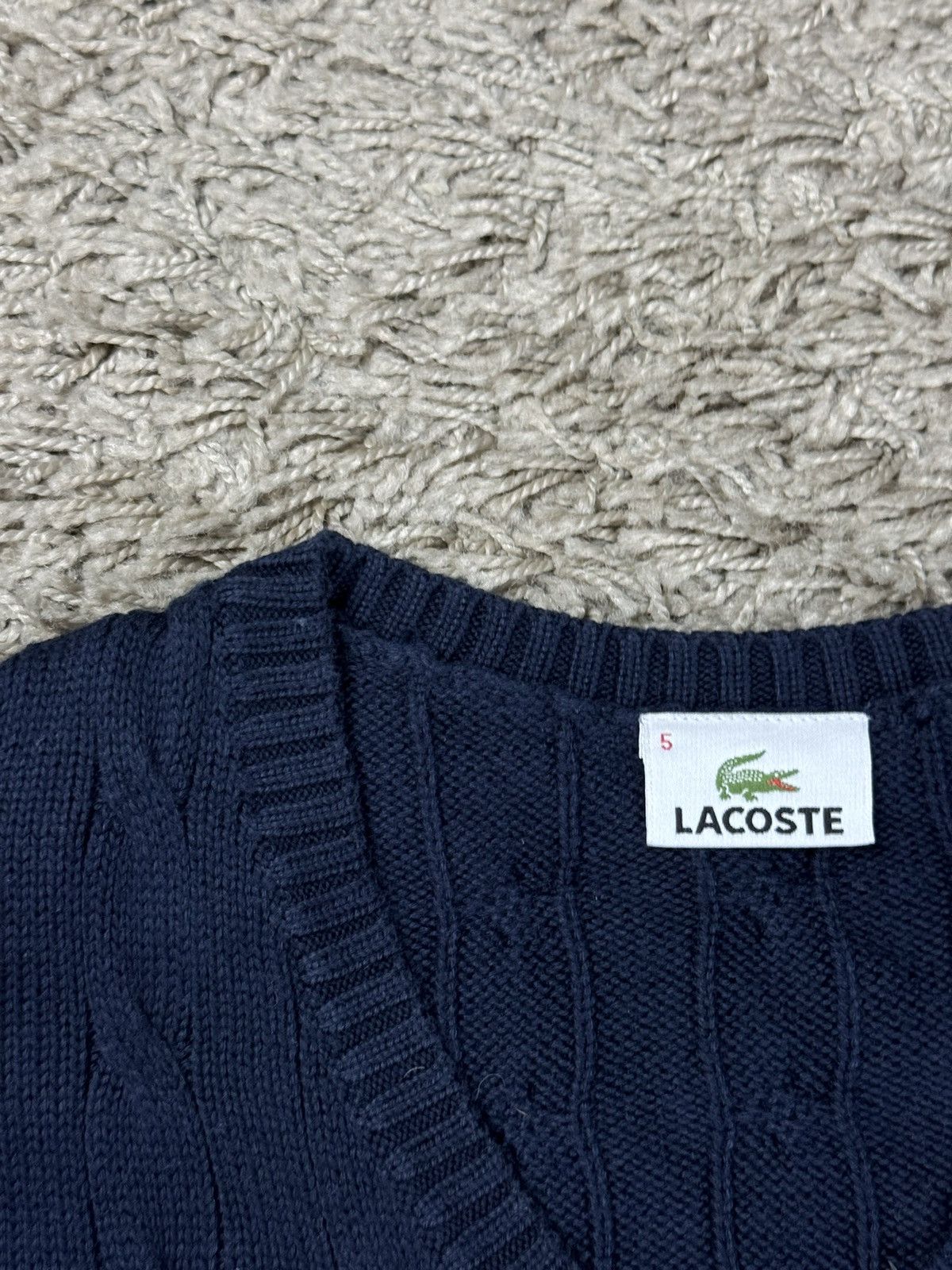 Lacoste Sweater crewneck Lacoste original old money item Size US L / EU 52-54 / 3 - 3 Thumbnail