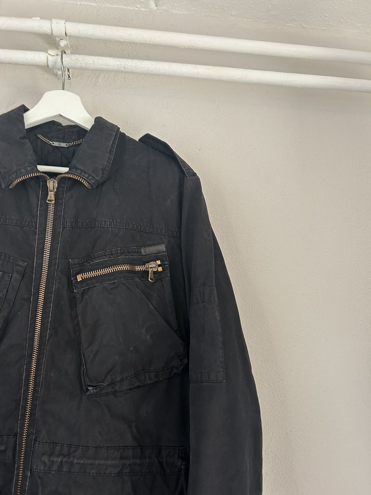 Dolce & Gabbana Black Cargo Jacket Size US S / EU 44-46 / 1 - 3 Thumbnail